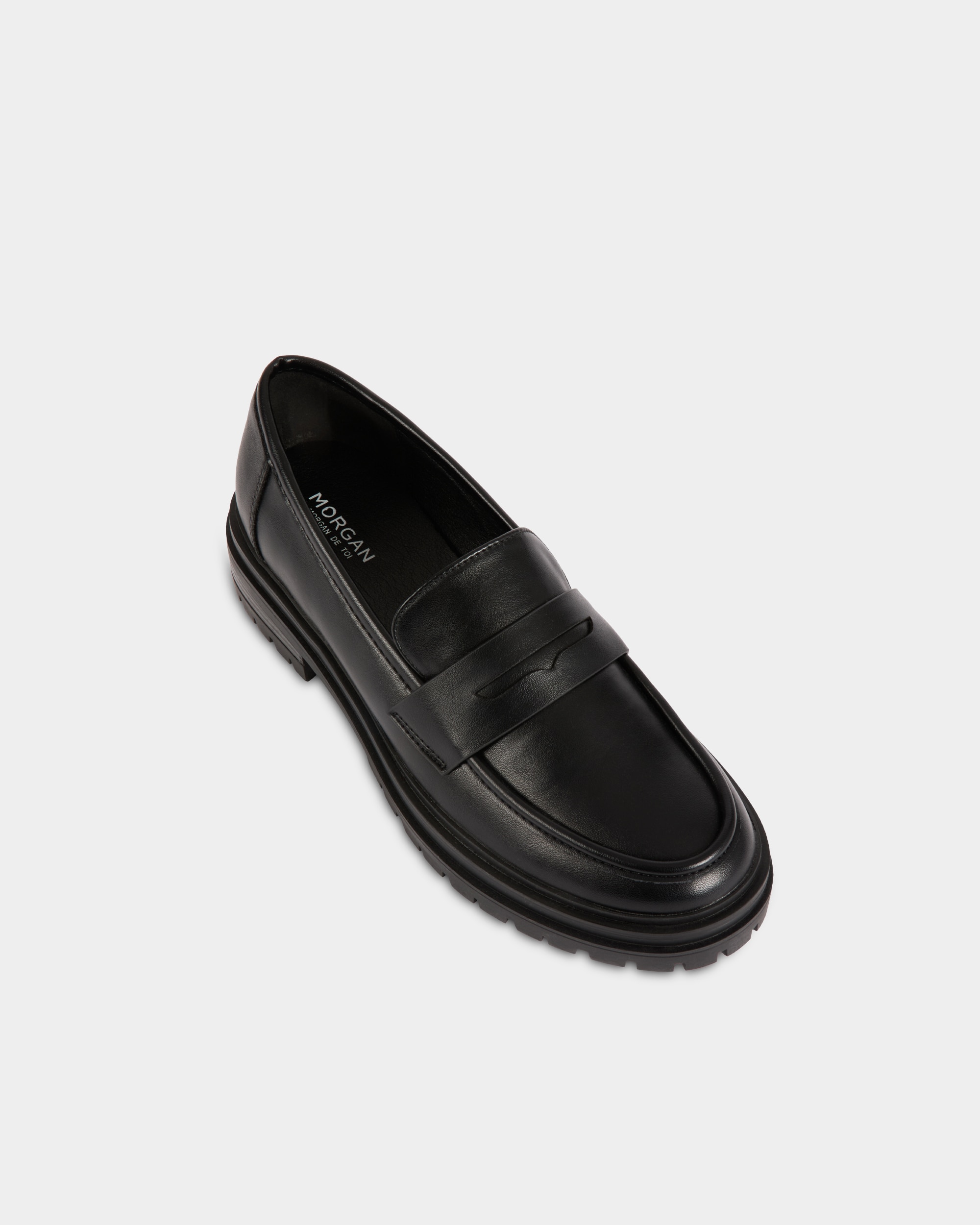 Mocassins com Sola Track Preto-3
