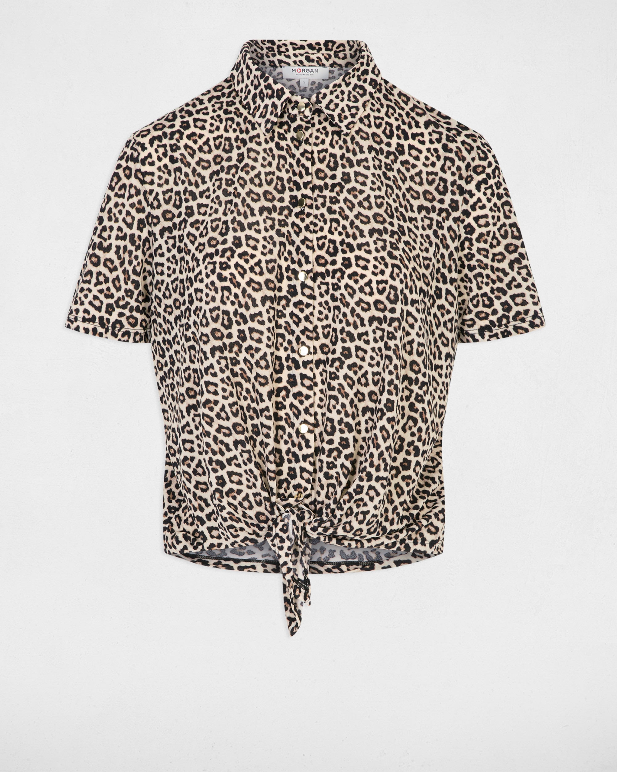 T-shirt com Fecho de Botões Multicolor-2