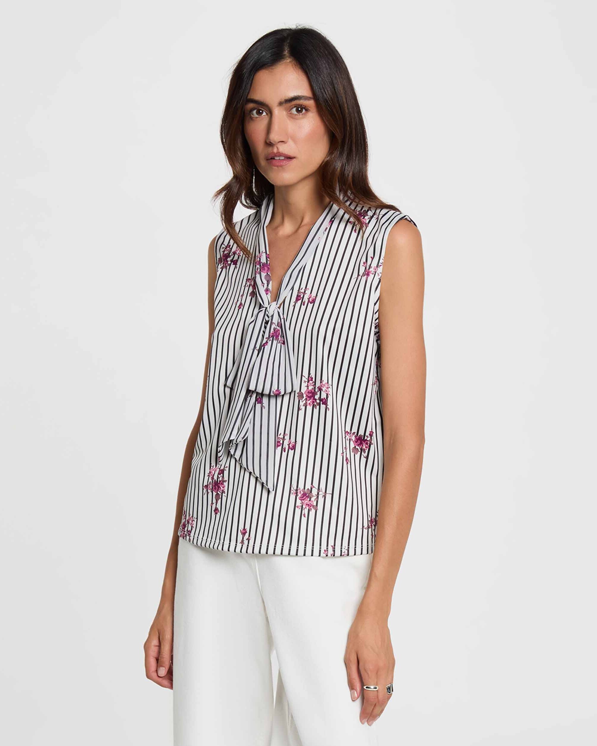 Imagem 0 de Blusa sem Mangas com Laço