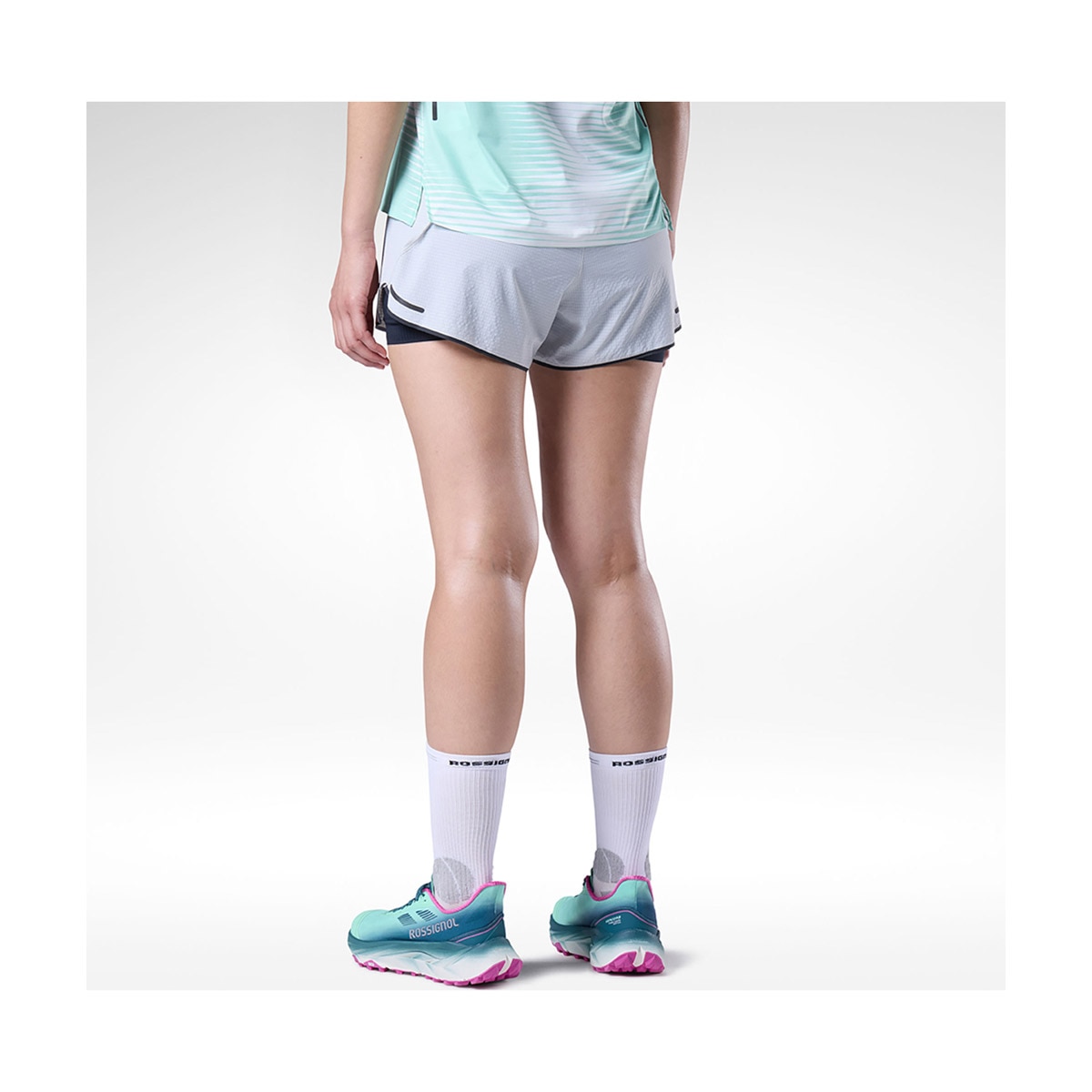 Short W Sapa 2in1 Short 5' Rossignol Branco-2