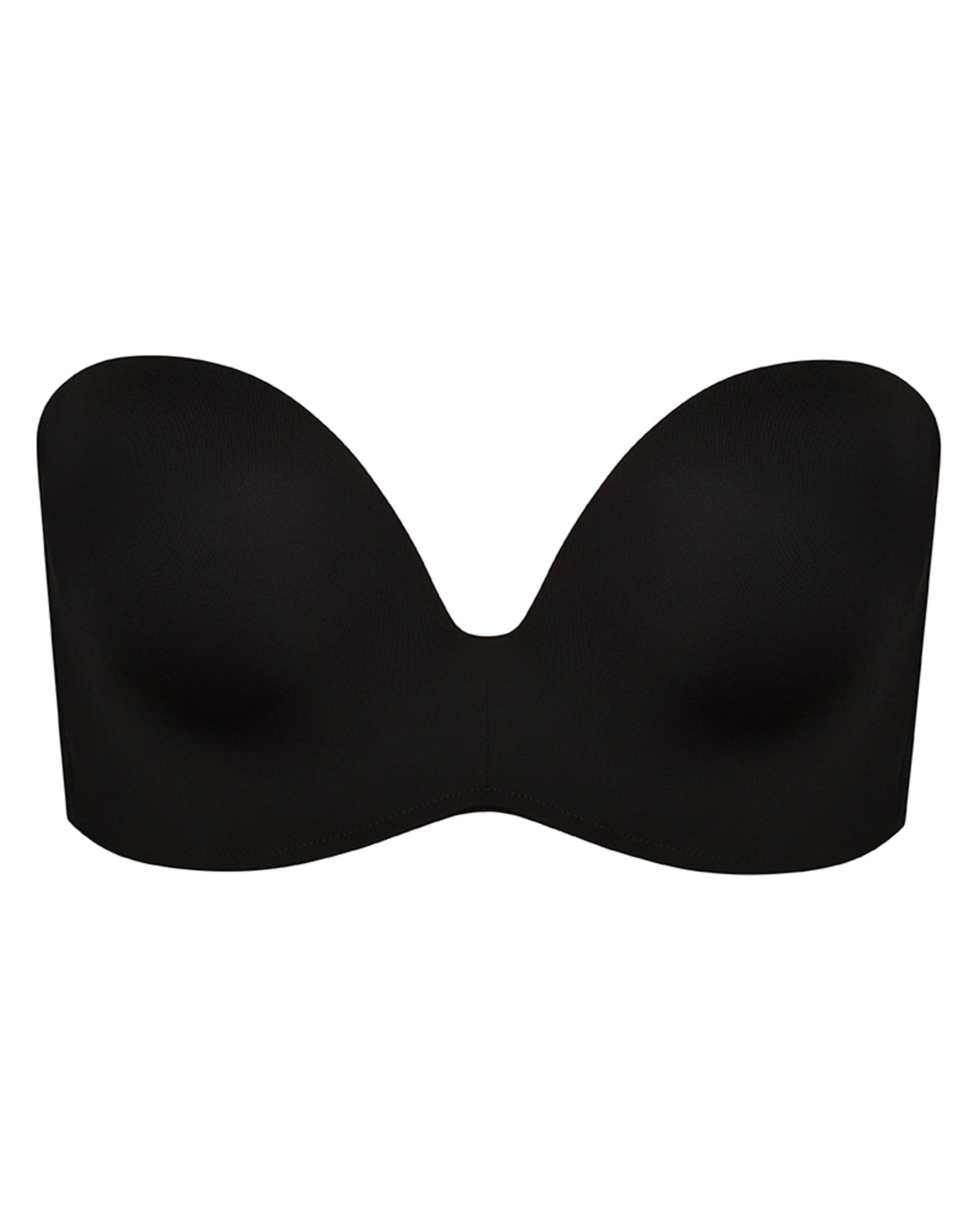 Soutien sem Alças Ultimate Strapless: Efeito Invisível Push-up sem Aro Preto-4