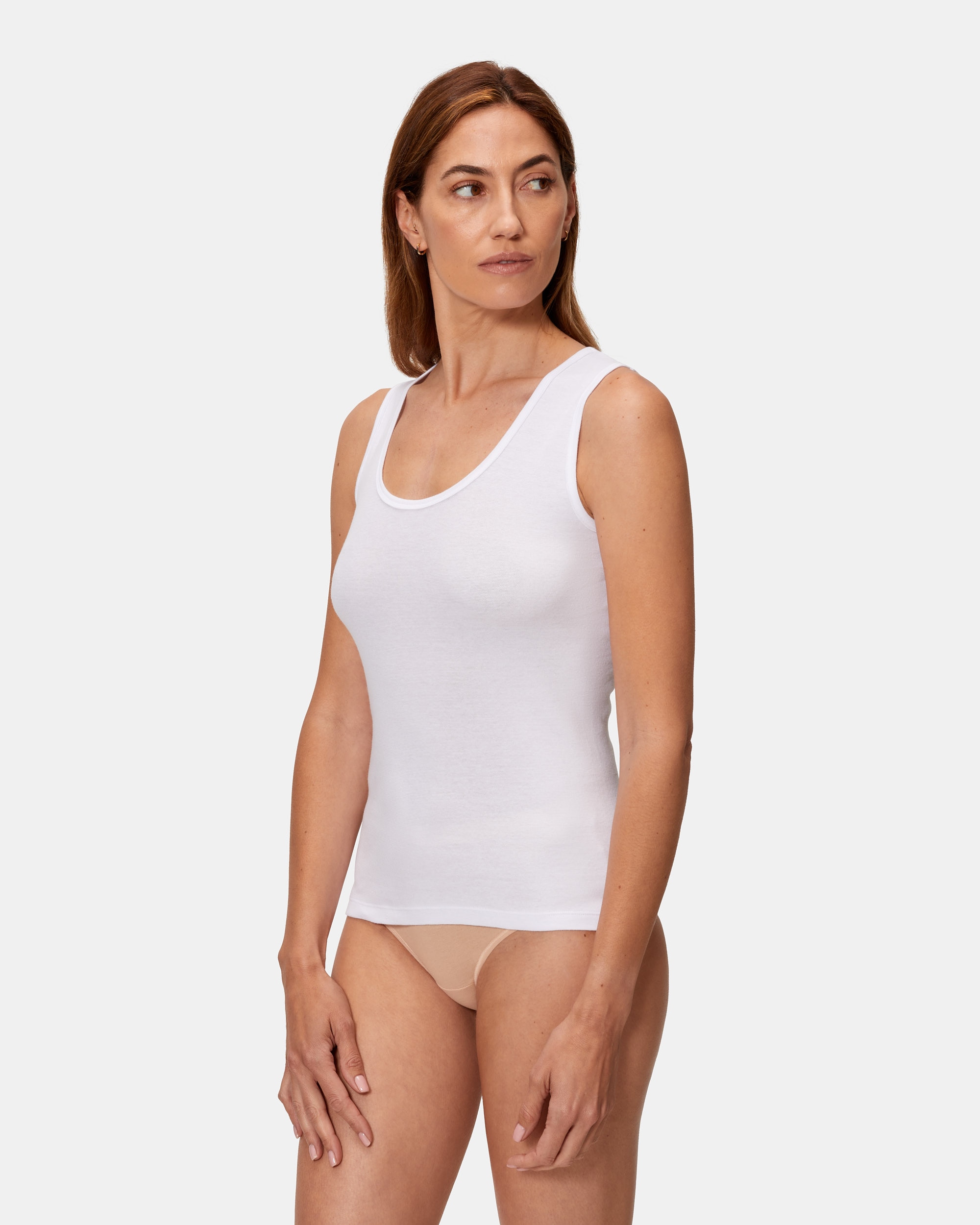 Imagem 0 de T-shirt Interior de Alças Largas sem Costuras Laterais