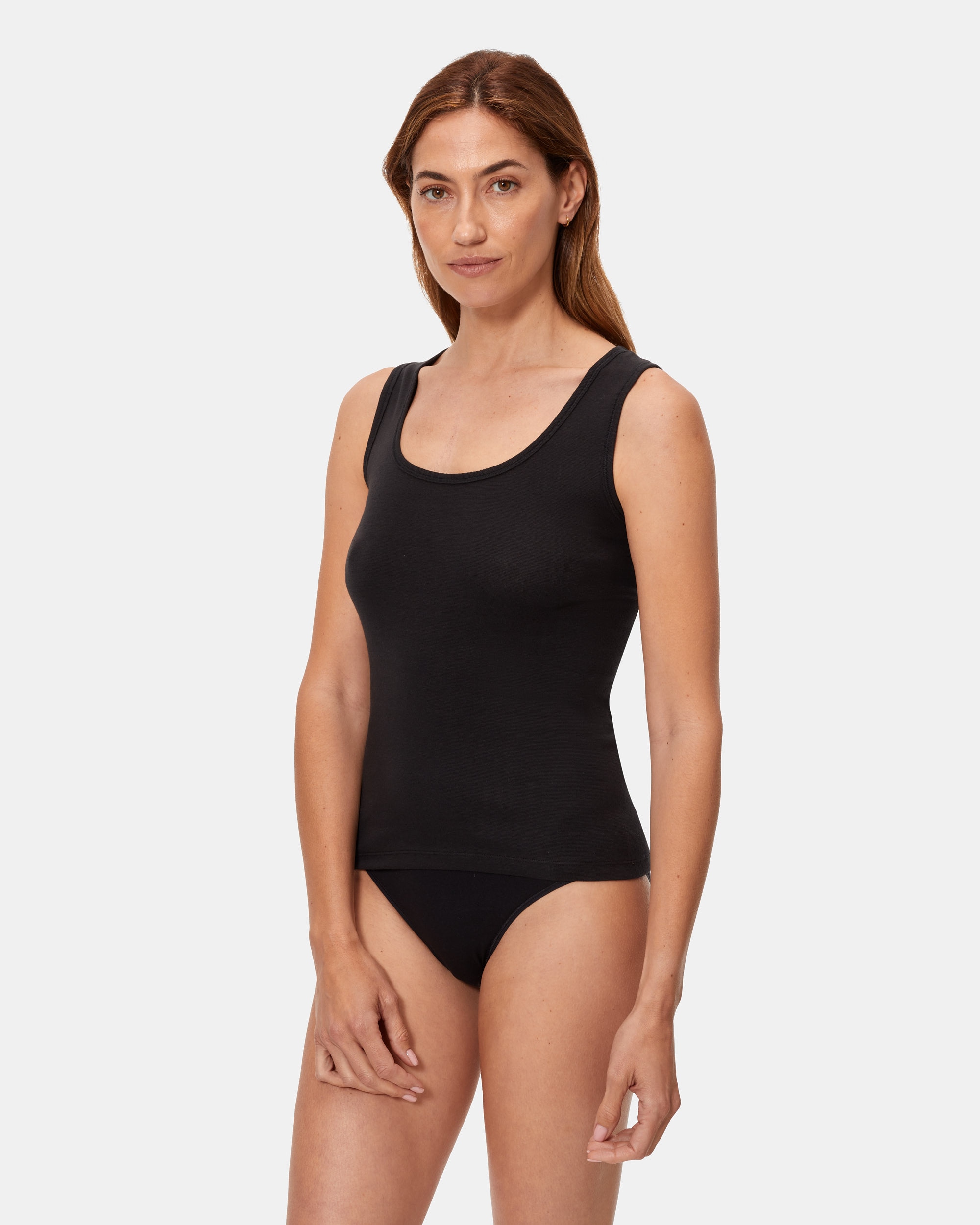 Imagem 0 de T-shirt Interior de Alças Largas sem Costuras Laterais