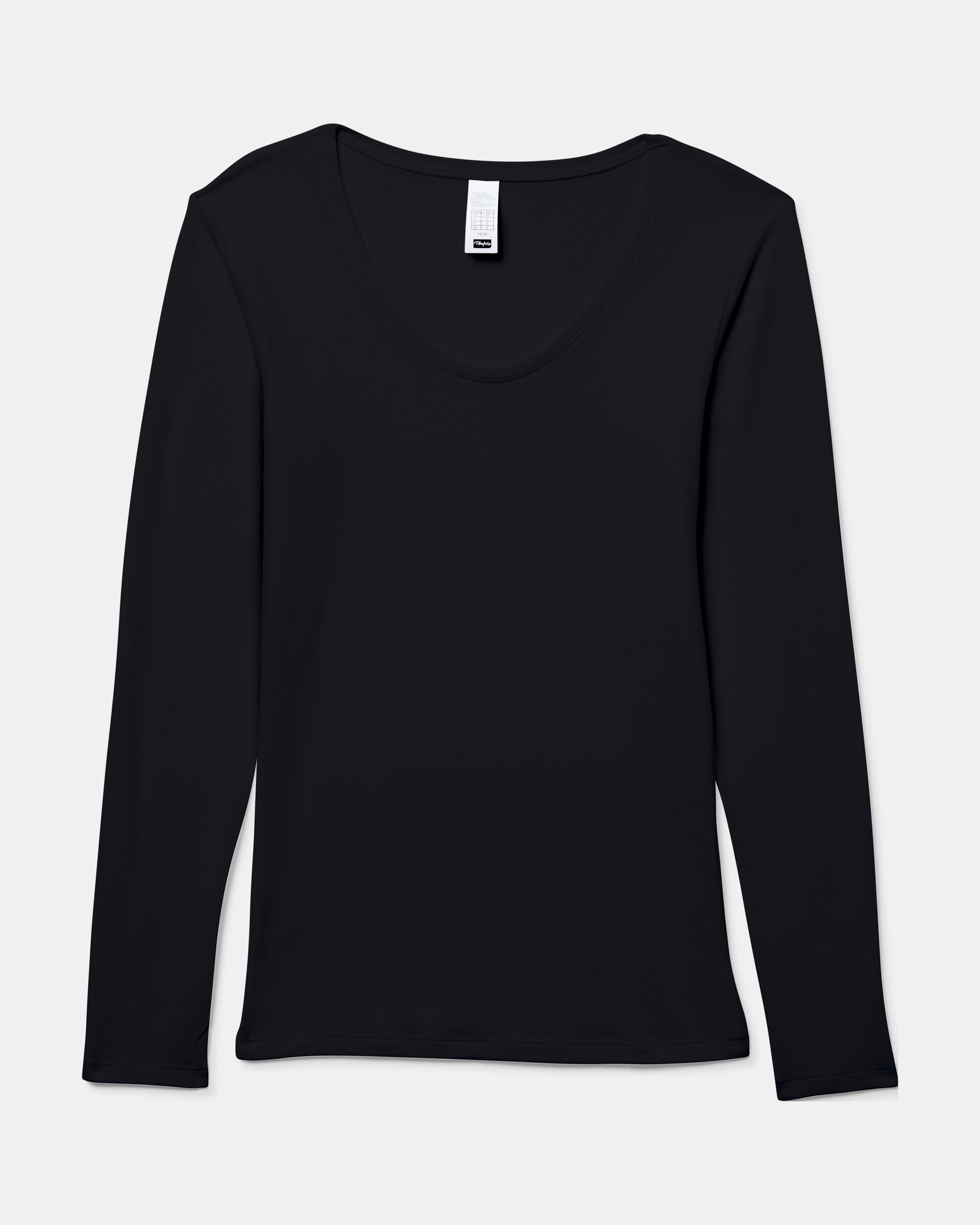 T-shirt Térmica de Manga Comprida Ultra Fina Termaltech Preto-4