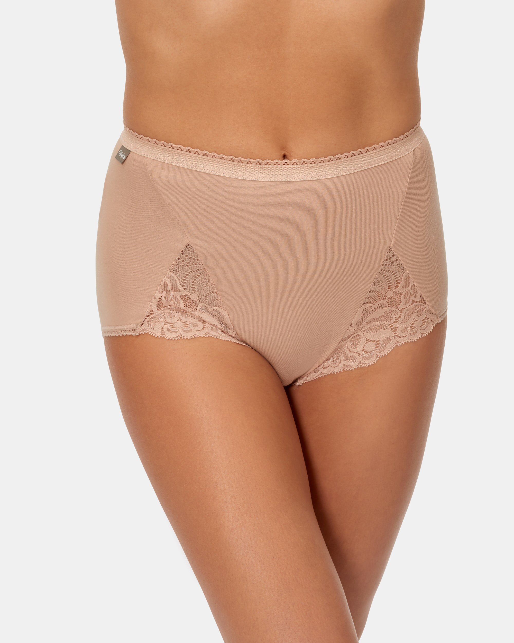 Imagem 0 de Pack de Duas Cuecas Maxi de Algodão Elástico com Renda