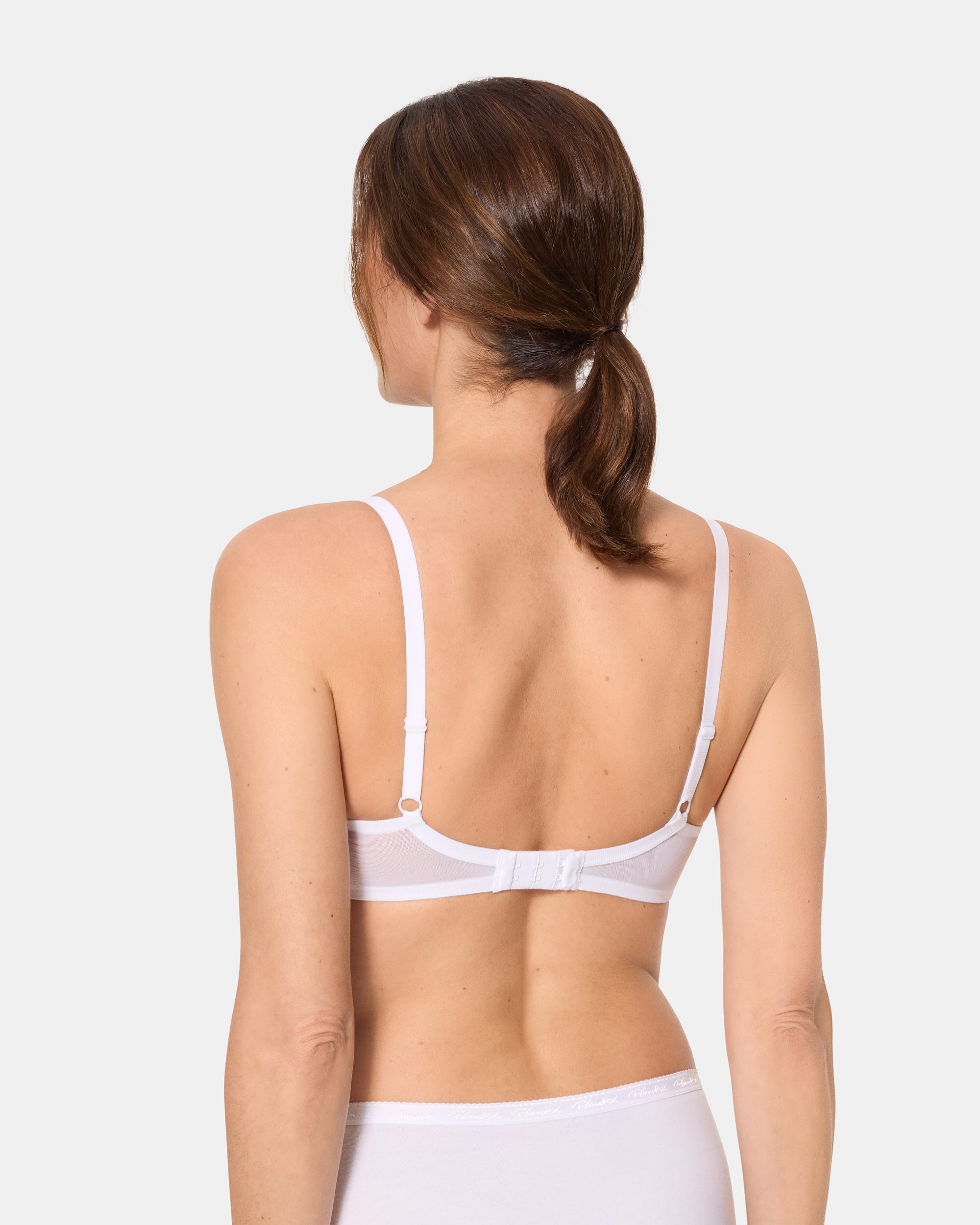 Soutien com Aros de Renda Floral Branco-2