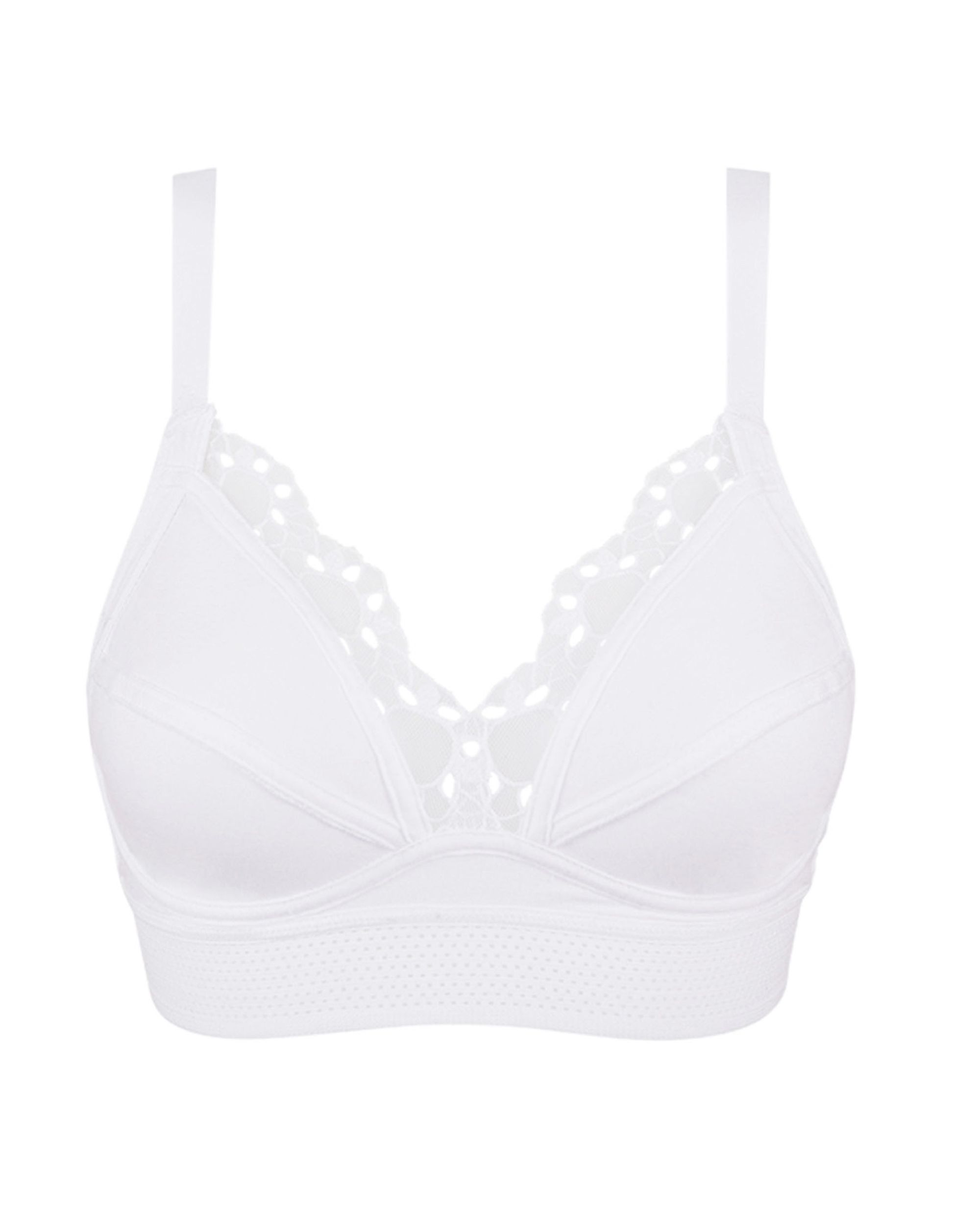 Soutien sem Aros Branco de Algodão Orgânico Feel Good Support Branco-5