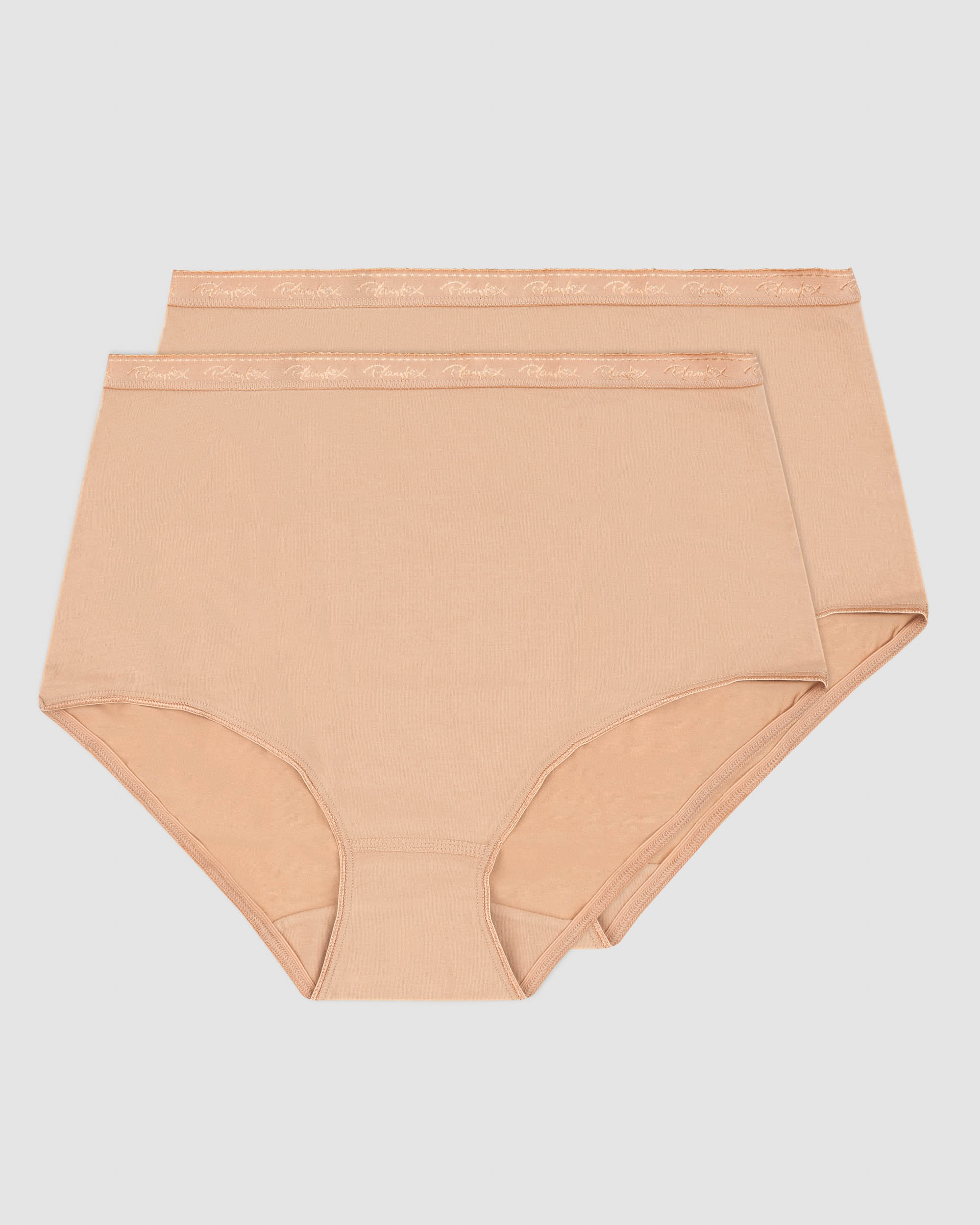 Pack de Duas Cuecas Altas de Algodão Orgânico Natural-4