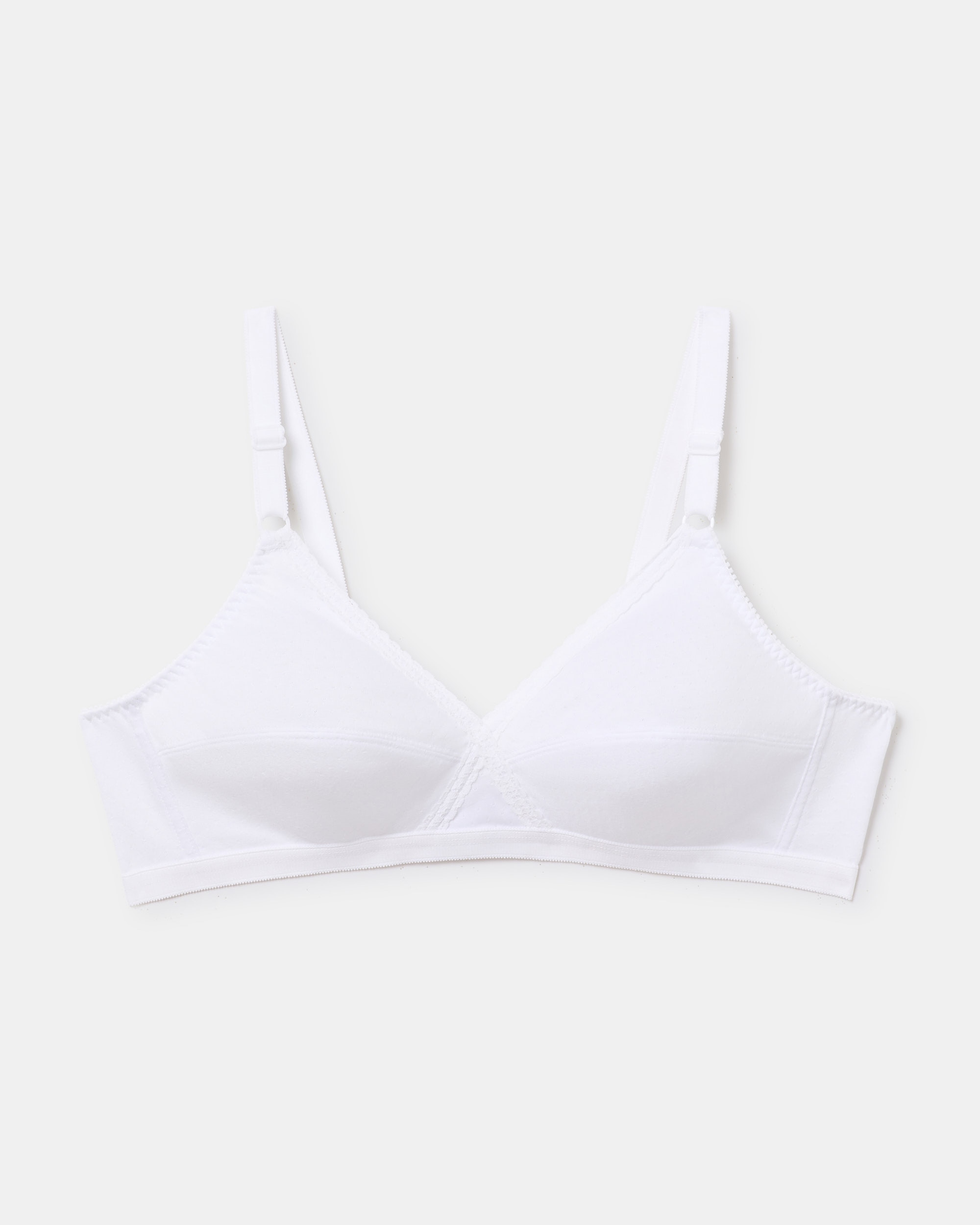 Soutien sem Aros Cruzado Mágico Branco-4