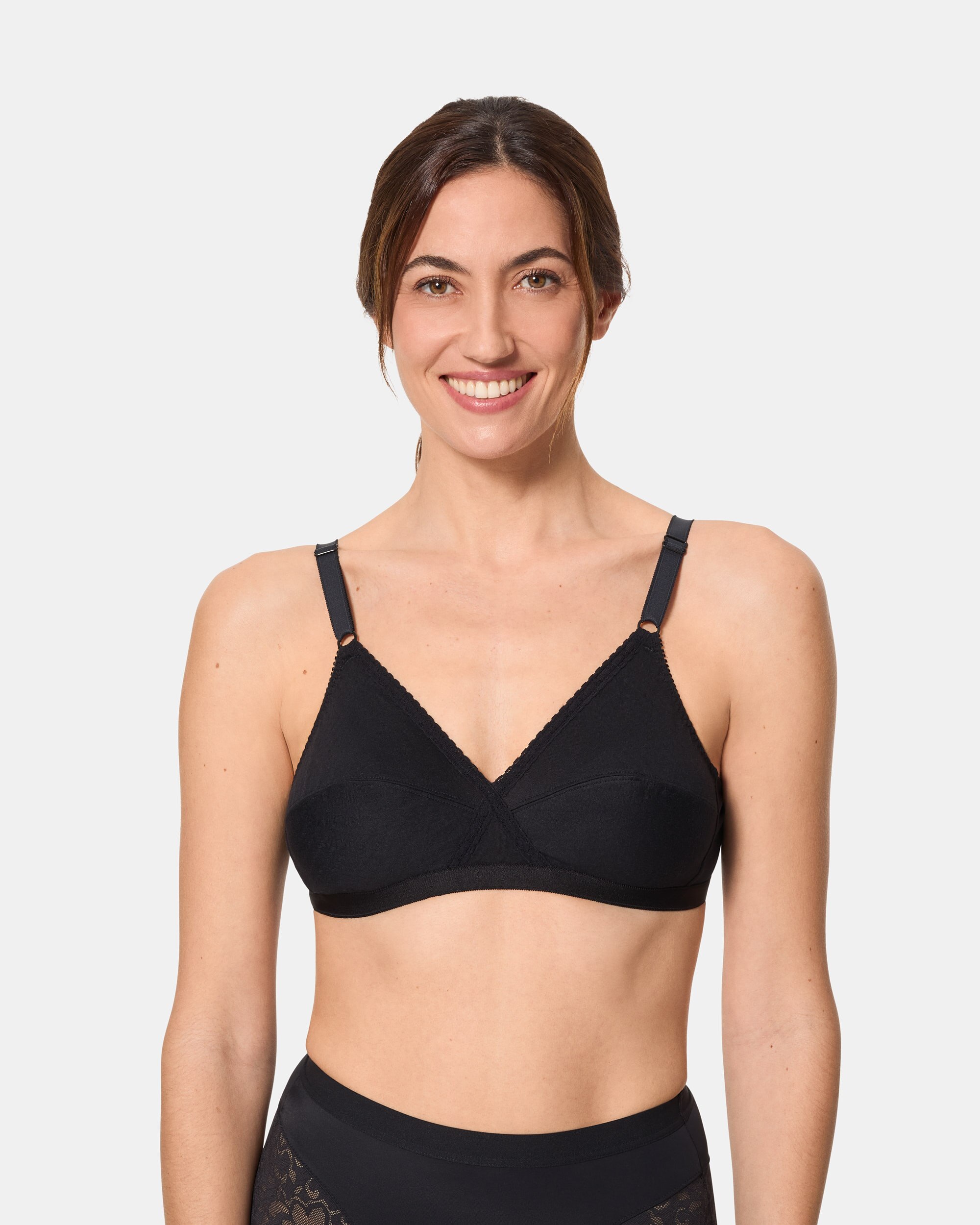 Soutien sem Aros Cruzado Mágico Preto-1