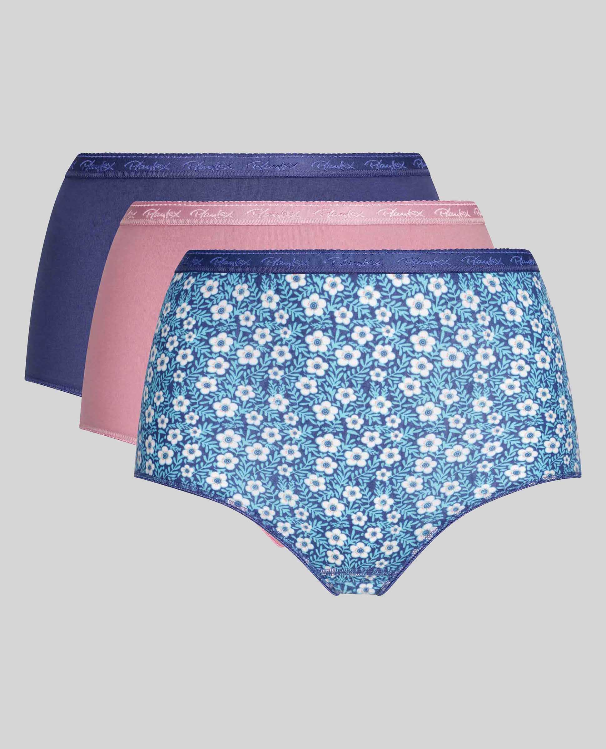 Pack de Três Cuecas Altas de Algodão Orgânico Multicolor-4