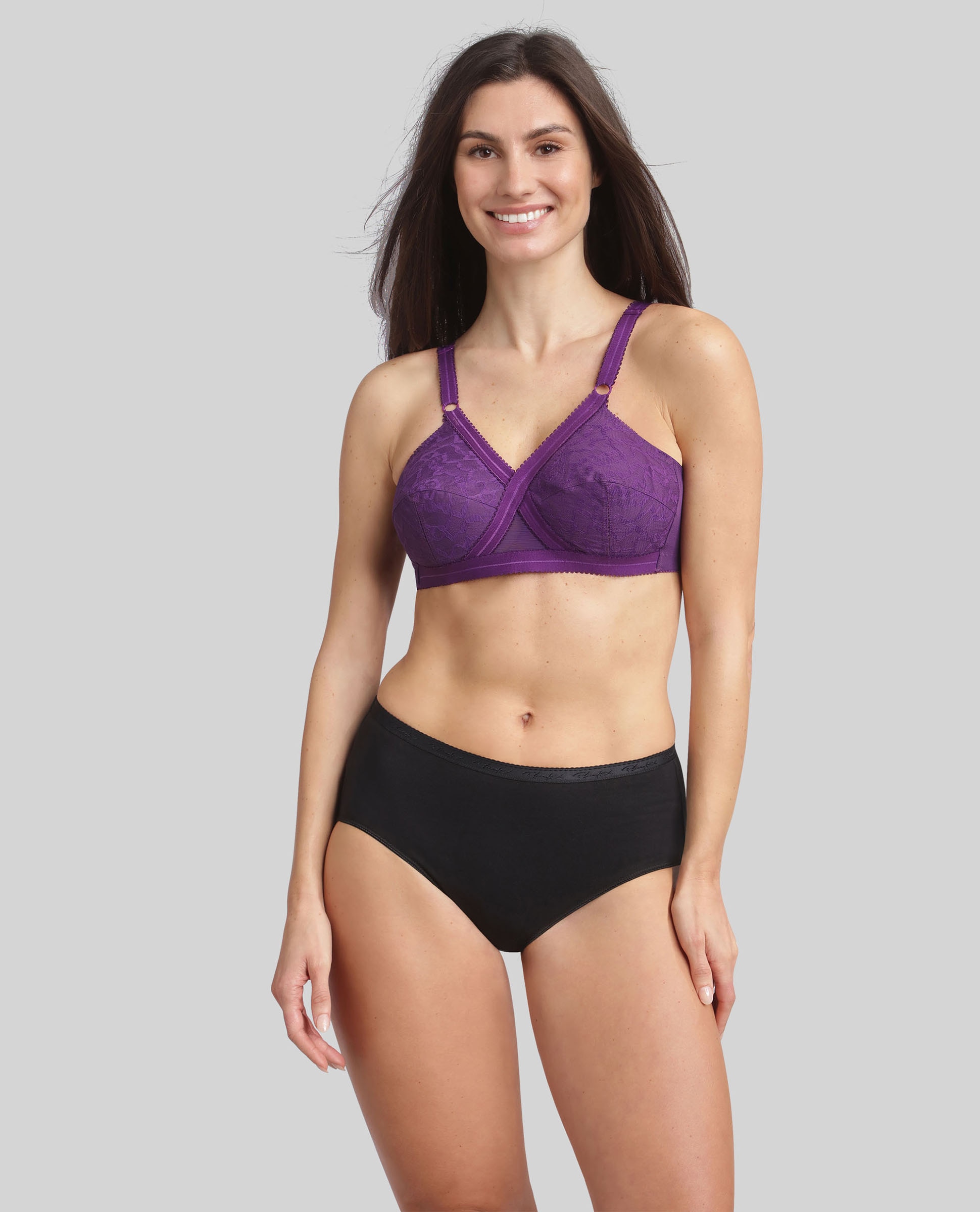 Soutien sem Aros Cruzado Mágico 556 Roxo-4