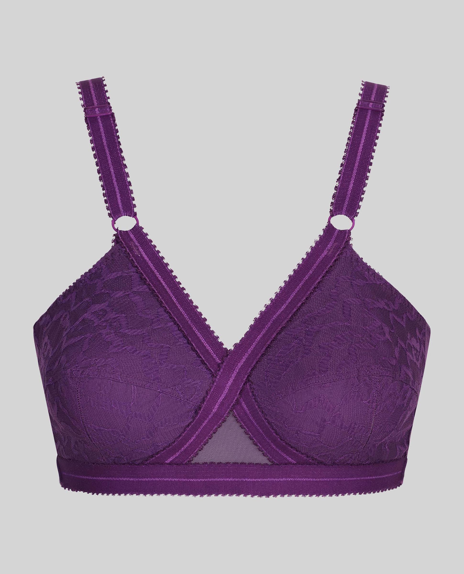 Soutien sem Aros Cruzado Mágico 556 Roxo-5