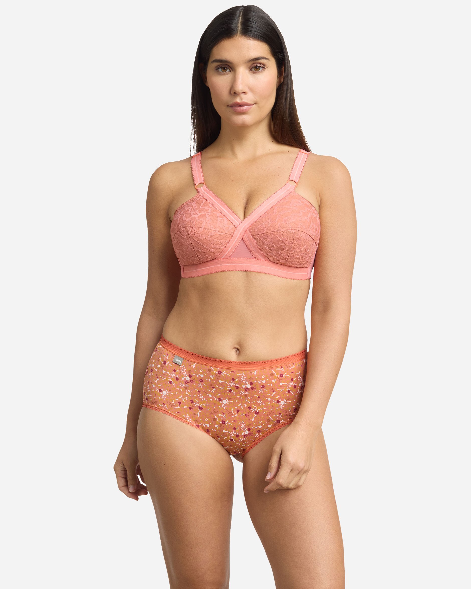Pack de 3 Cuecas Midi de Algodão Cotton Stretch Multicolor-3