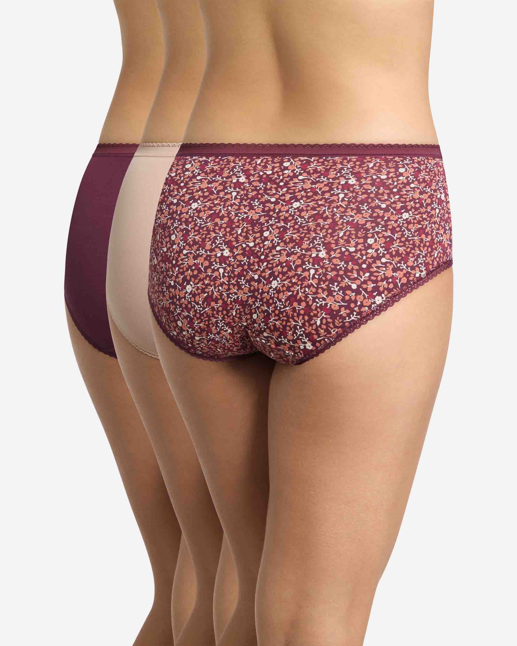 Pack de 3 Cuecas Midi de Algodão Cotton Stretch Multicolor-2