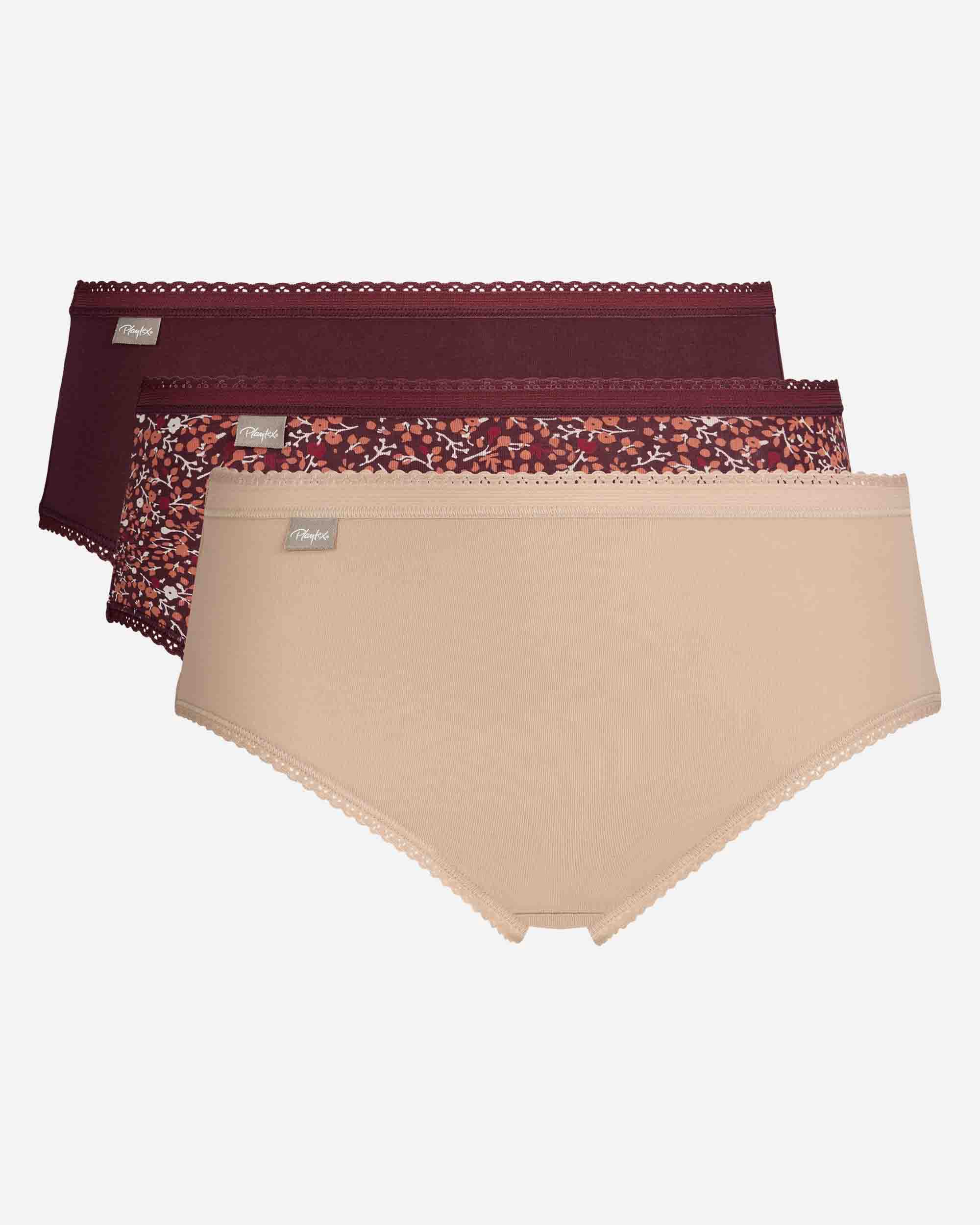 Pack de 3 Cuecas Midi de Algodão Cotton Stretch Multicolor-5