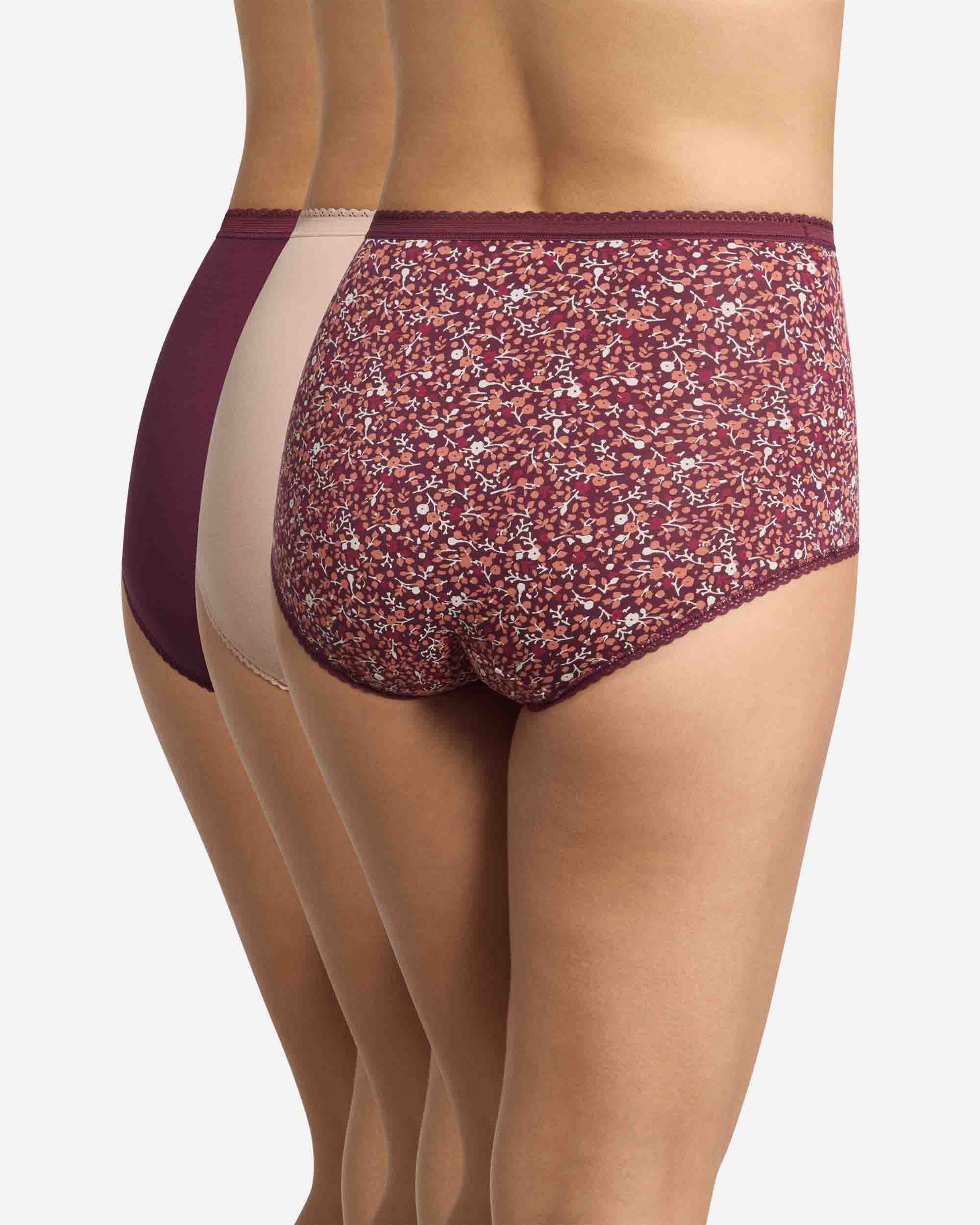 Pack de 3 Cuecas Altas de Algodão Cotton Stretch Multicolor-2