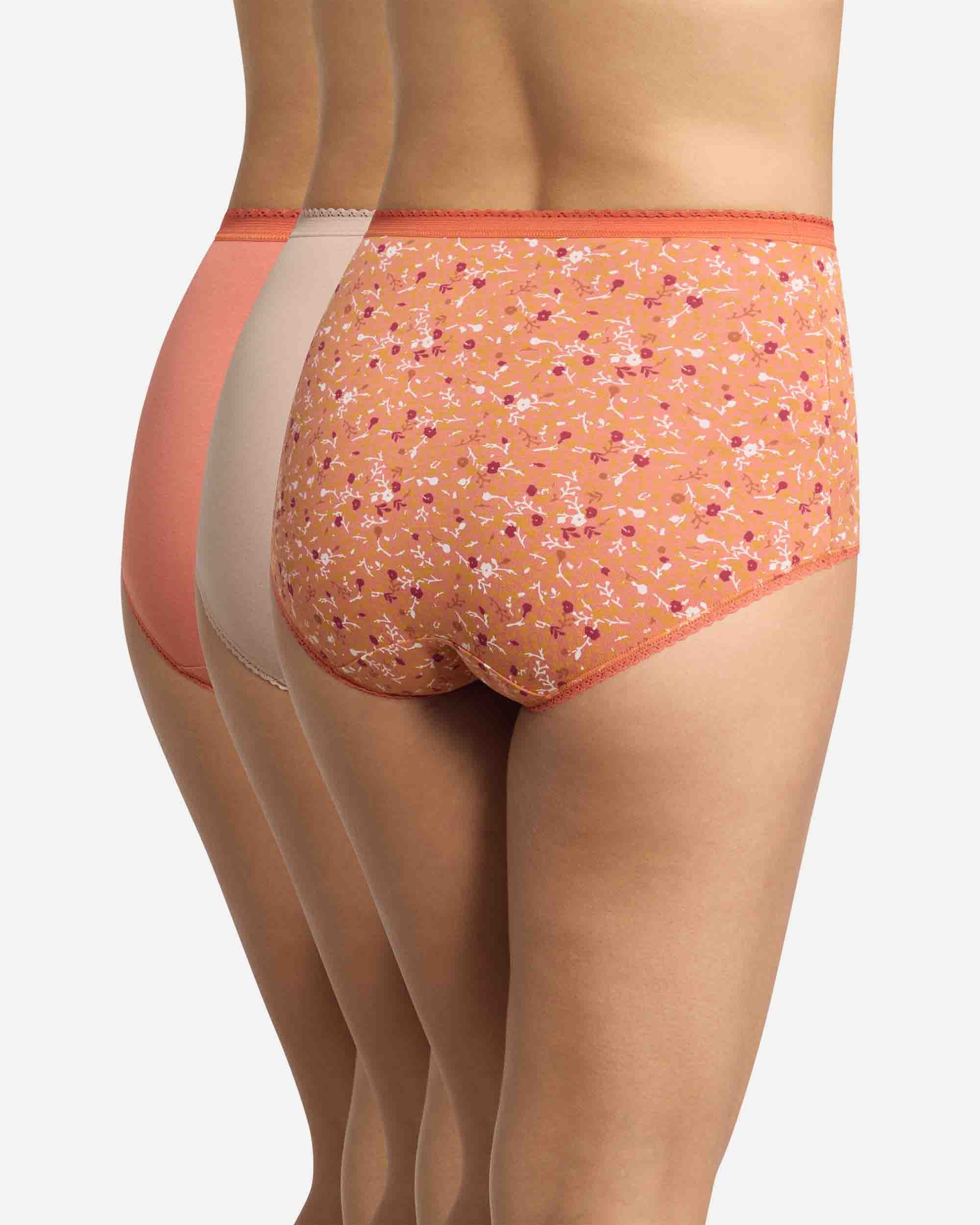 Pack de 3 Cuecas Altas de Algodão Cotton Stretch Multicolor-2