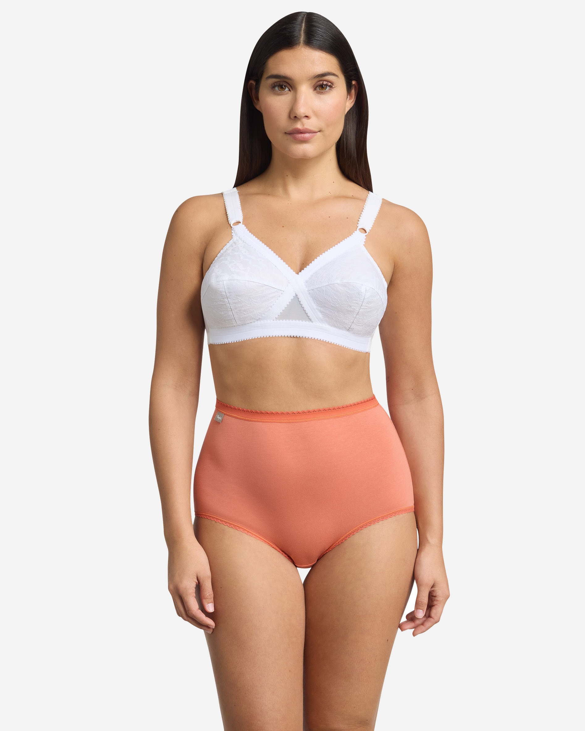 Pack de 3 Cuecas Altas de Algodão Cotton Stretch Multicolor-3