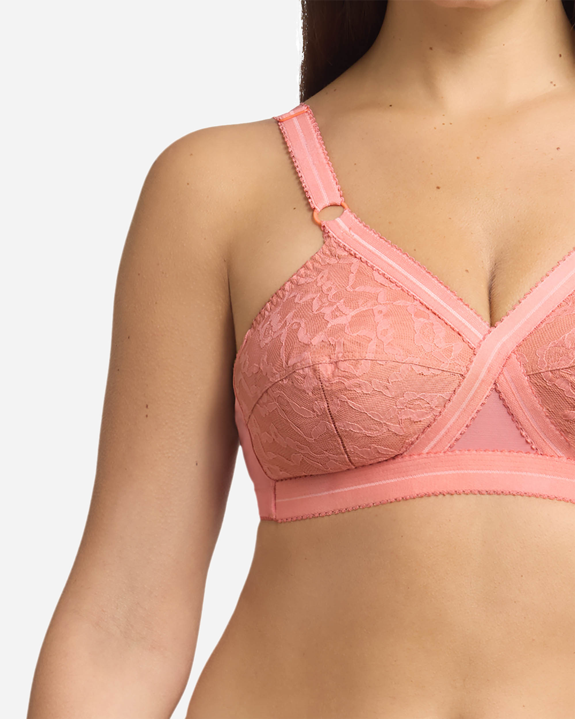 Soutien sem Aros Cruzado Mágico 556 Rosa-3