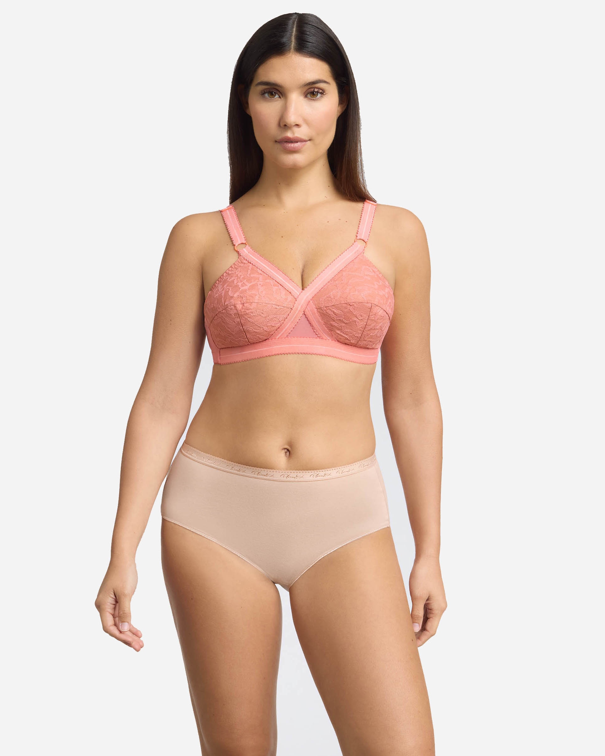 Soutien sem Aros Cruzado Mágico 556 Rosa-4