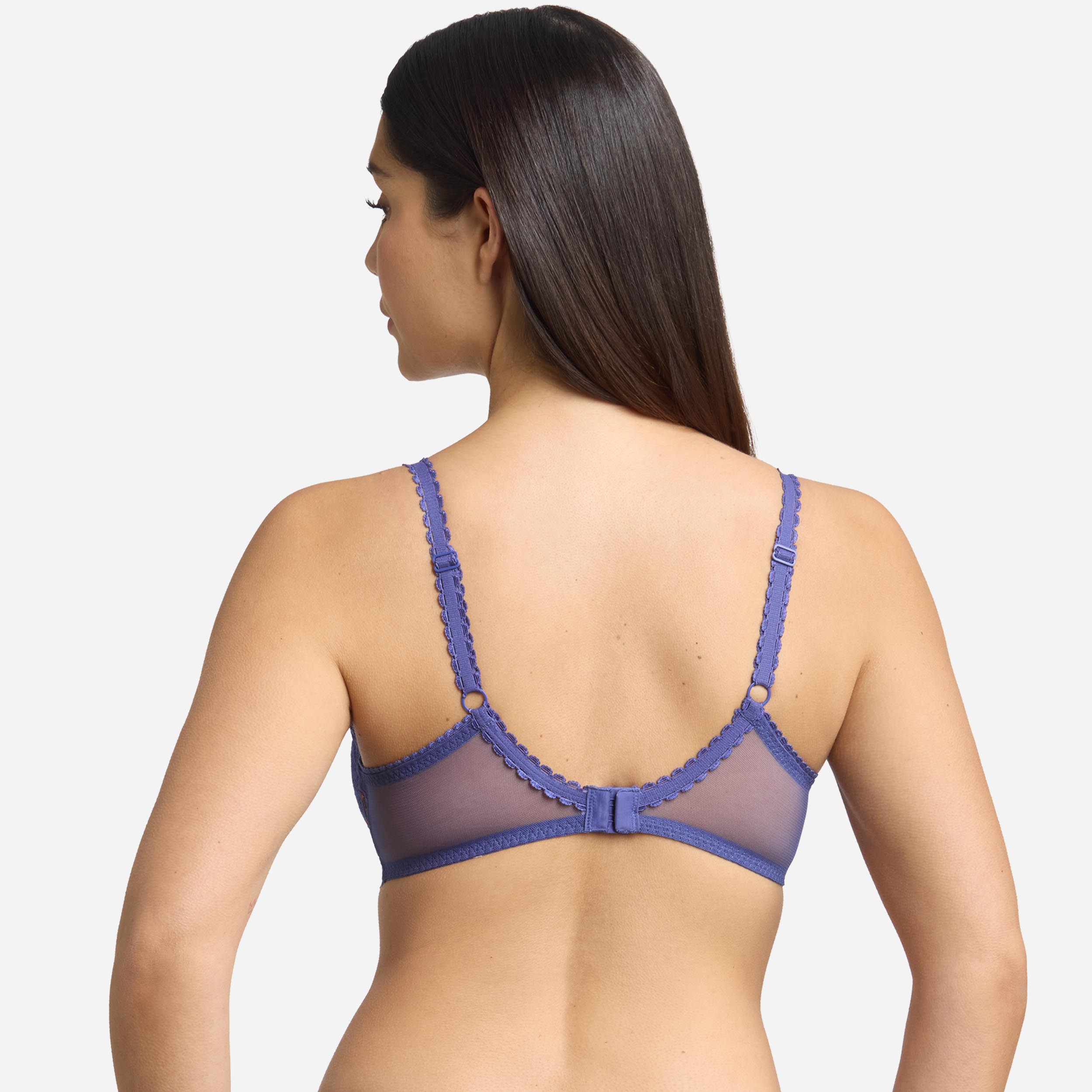 Soutien com Aro de Renda Reciclada Floral Multicolor-2
