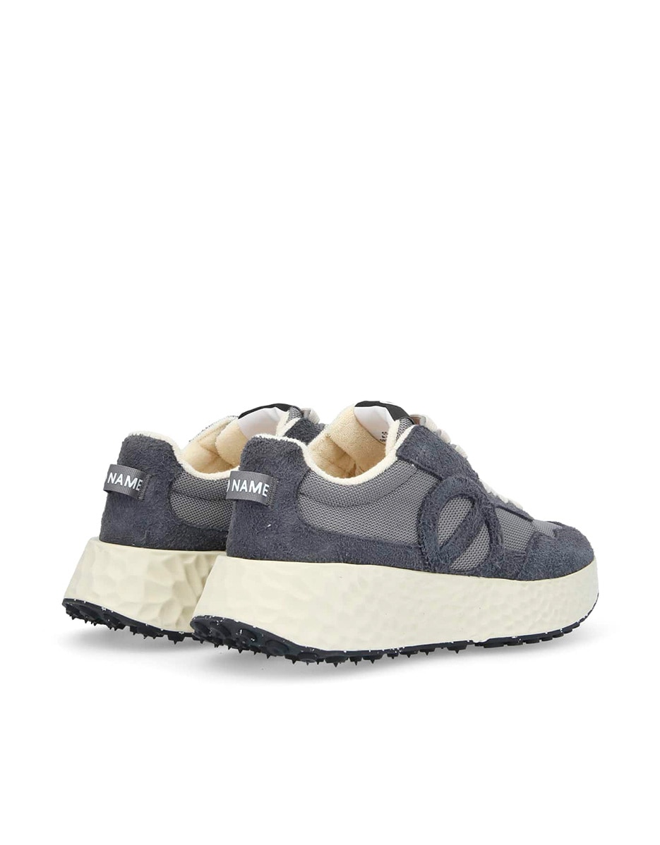 Sapatilhas Baixas Carter Tipo Running com Sola Oversize Cinzento-3