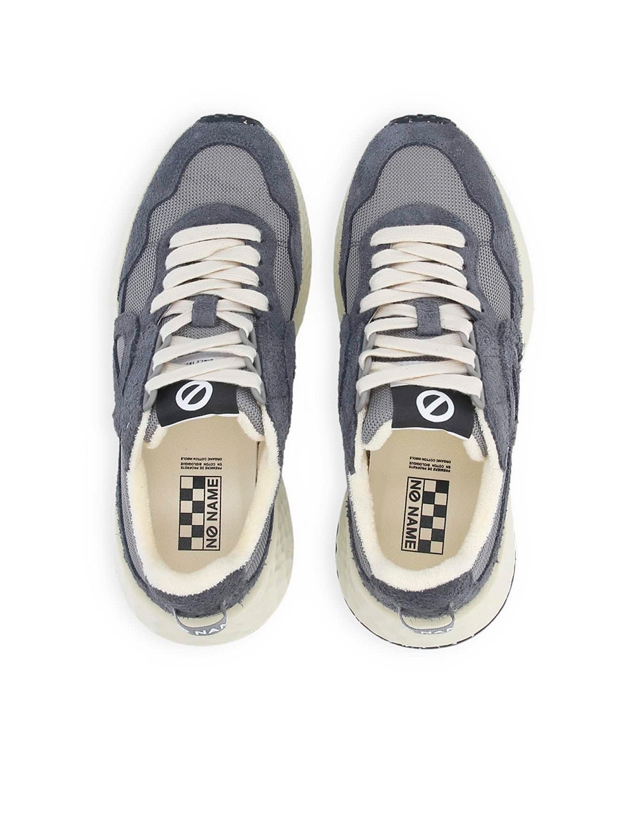 Sapatilhas Baixas Carter Tipo Running com Sola Oversize Cinzento-4