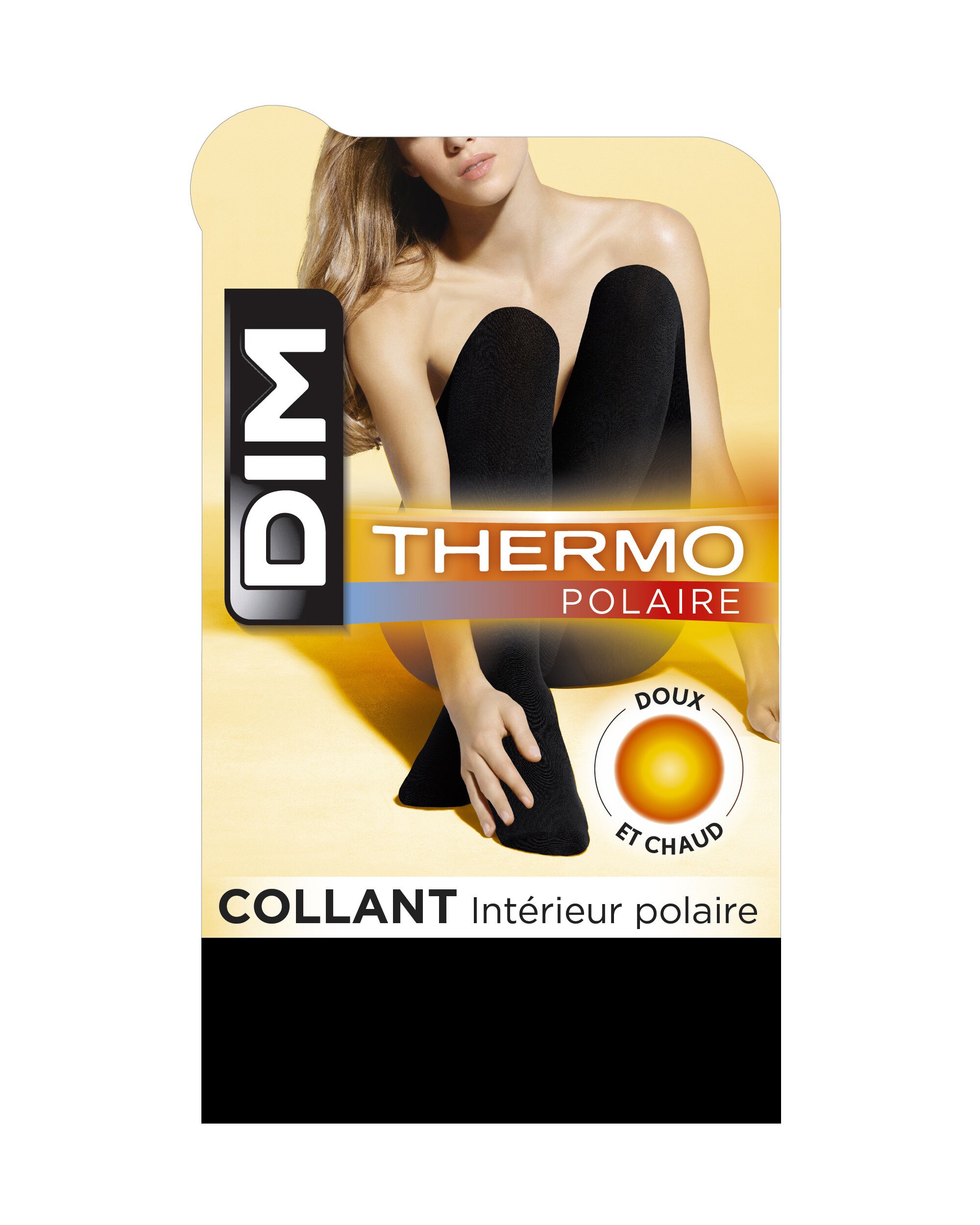Collants Térmicos Thermo 143 Deniers com Felpa Interior Polar Preto-2
