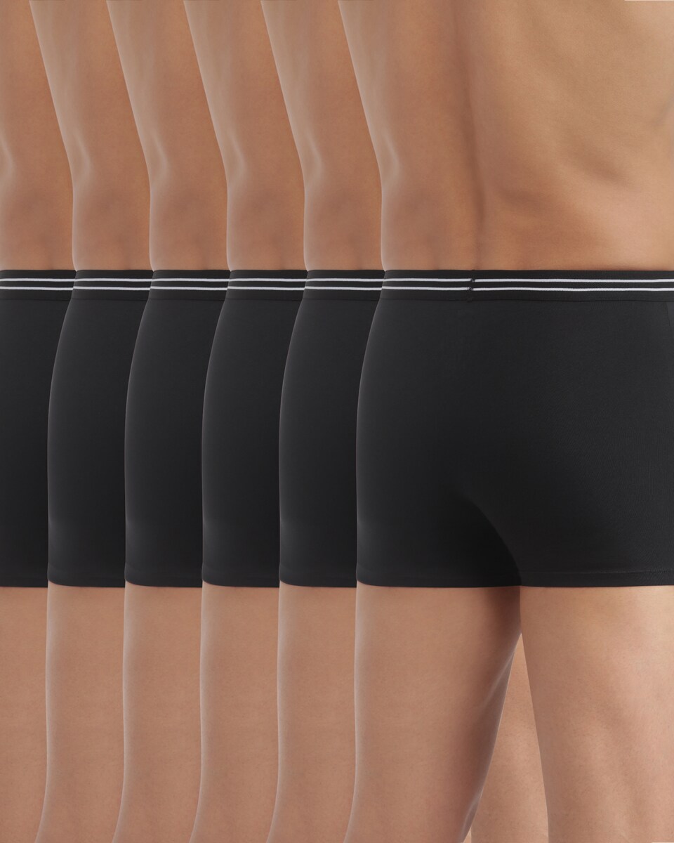 Pack de Boxers de Algodão Elástico com Design na Cintura Multicolor-3