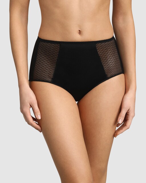 Imagem 0 de Cueca de Controlo com Cintura Alta em Microfibra Suave