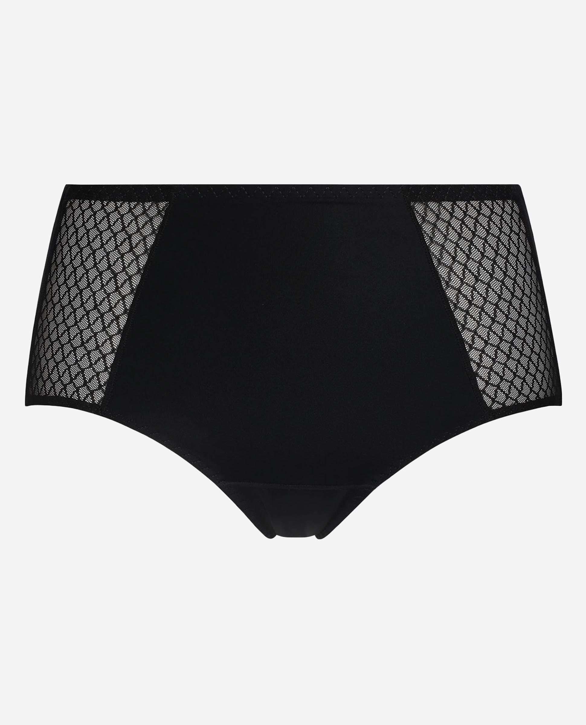 Cueca Redutora com Cintura Alta de Suave Microfibra Preto-5