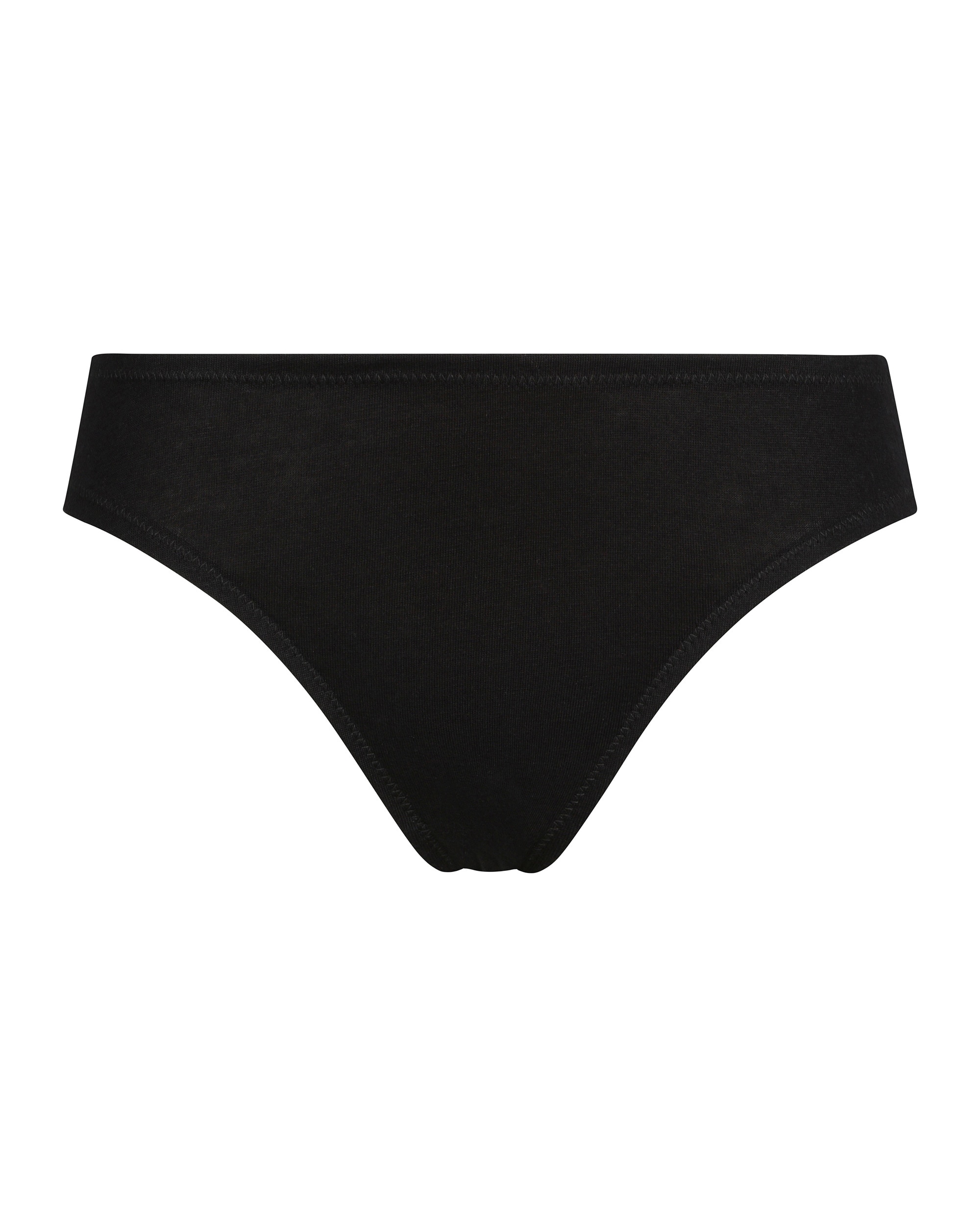 Cueca Clássica de Algodão Preto-5