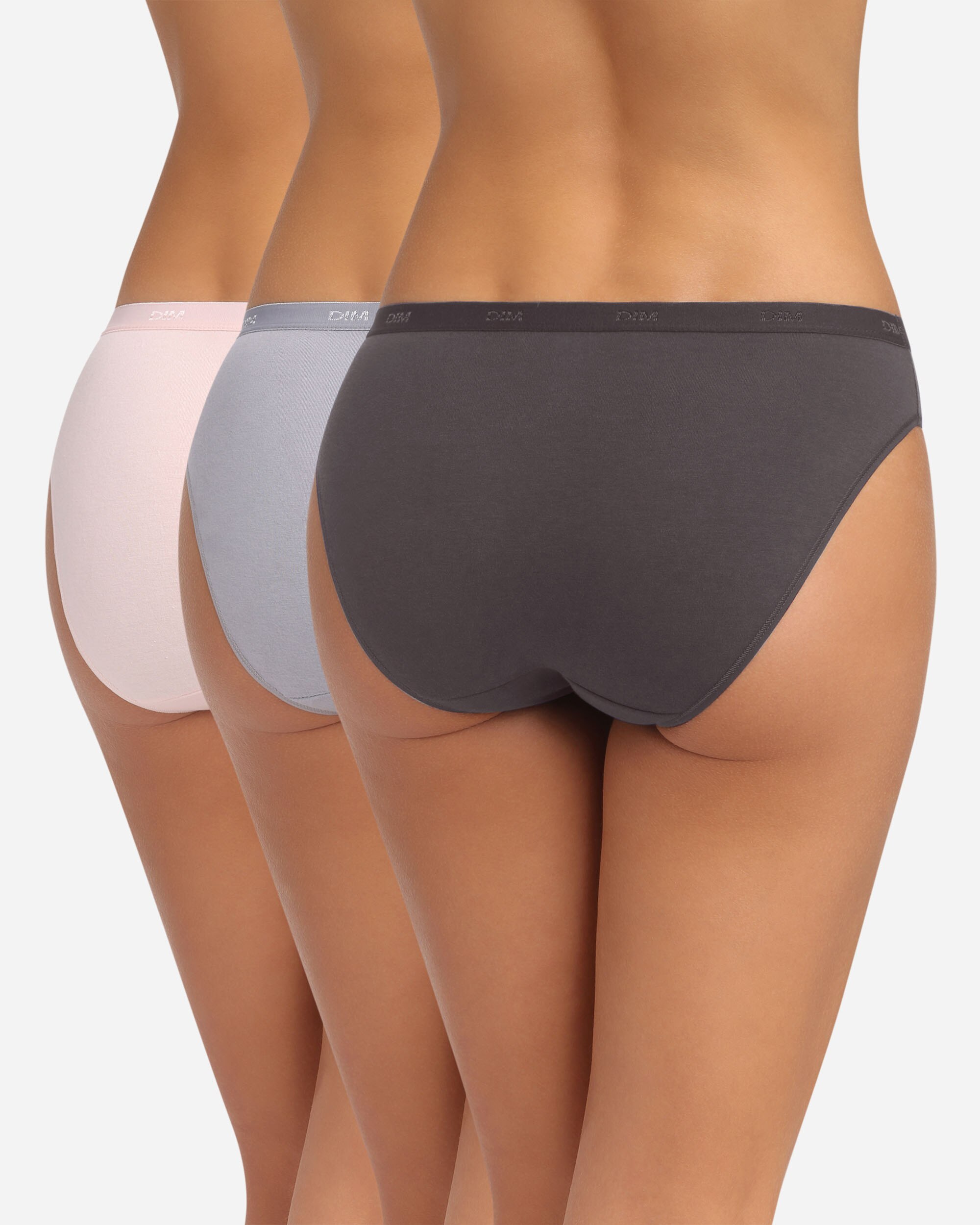 Pack de 3 Cuecas de Algodão Elástico em Vários Cores Multicolor-2