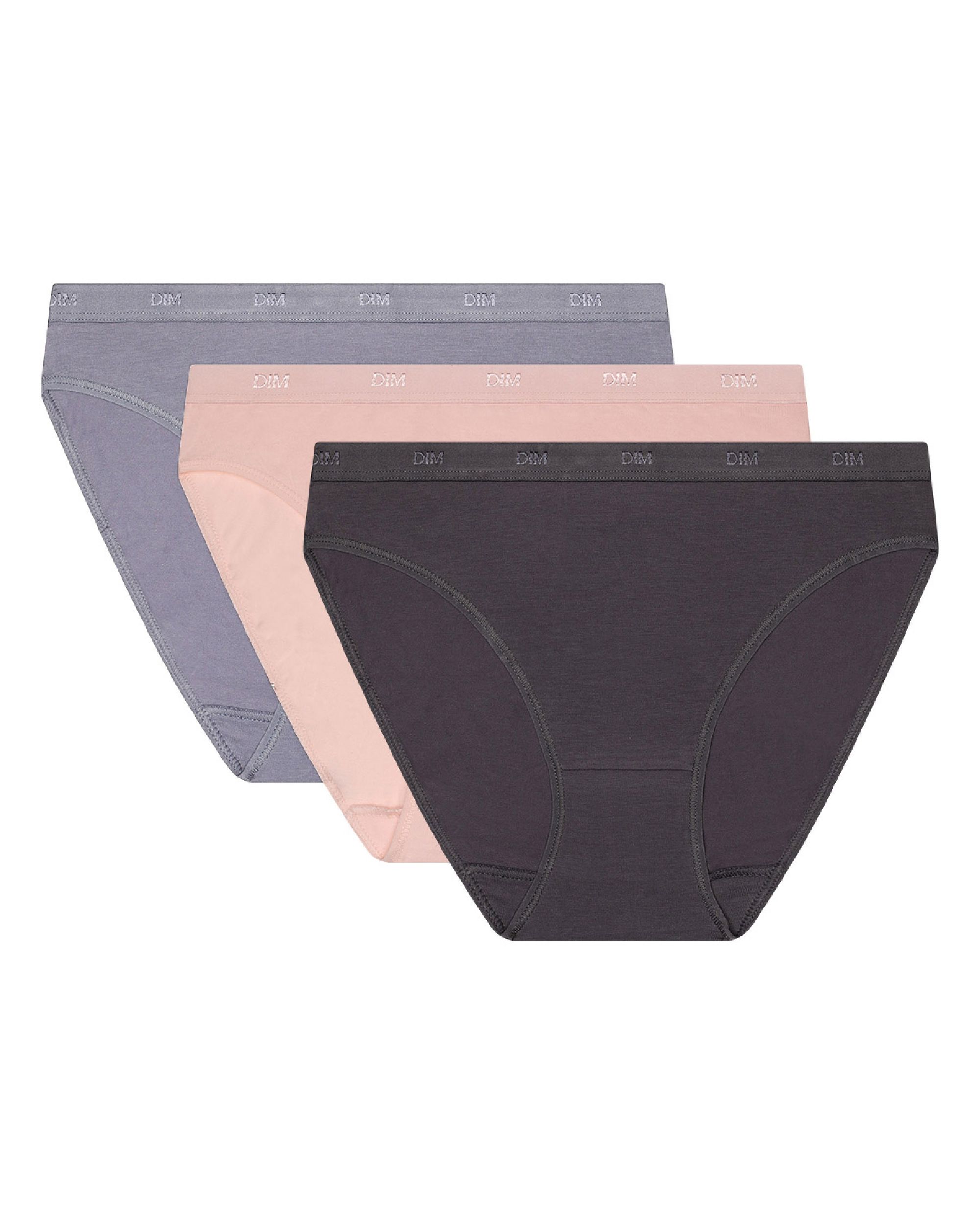 Pack de 3 Cuecas de Algodão Elástico em Vários Cores Multicolor-4