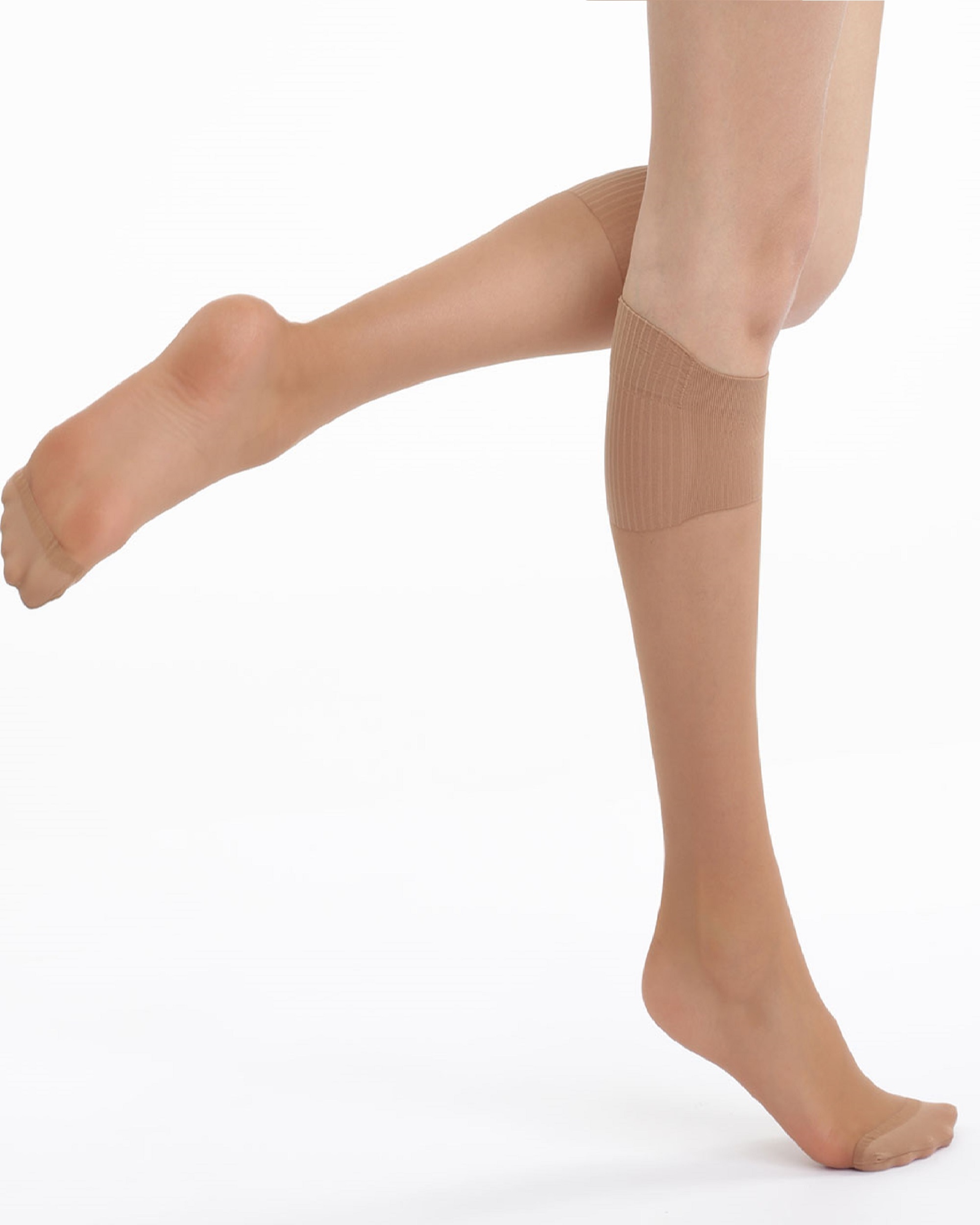 Minimeias de 2 Unidades Absolu Flex 20 Deniers com Ajuste Perfeito Natural-2