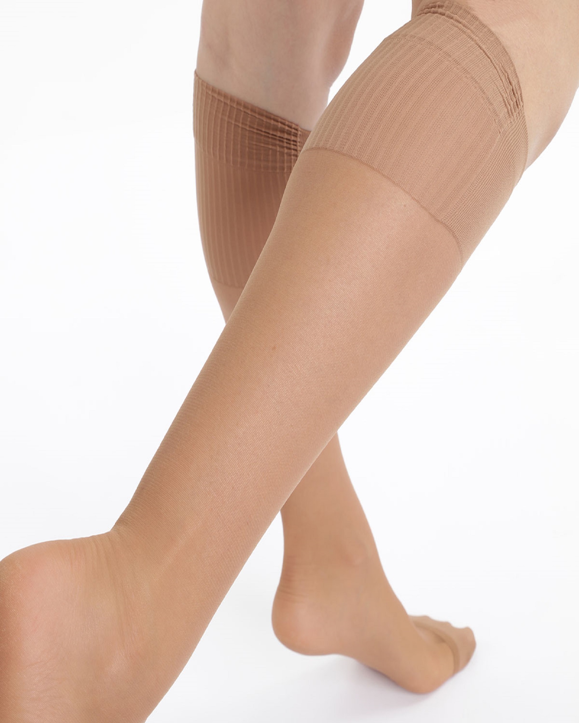 Minimeias de 2 Unidades Absolu Flex 20 Deniers com Ajuste Perfeito Natural-3