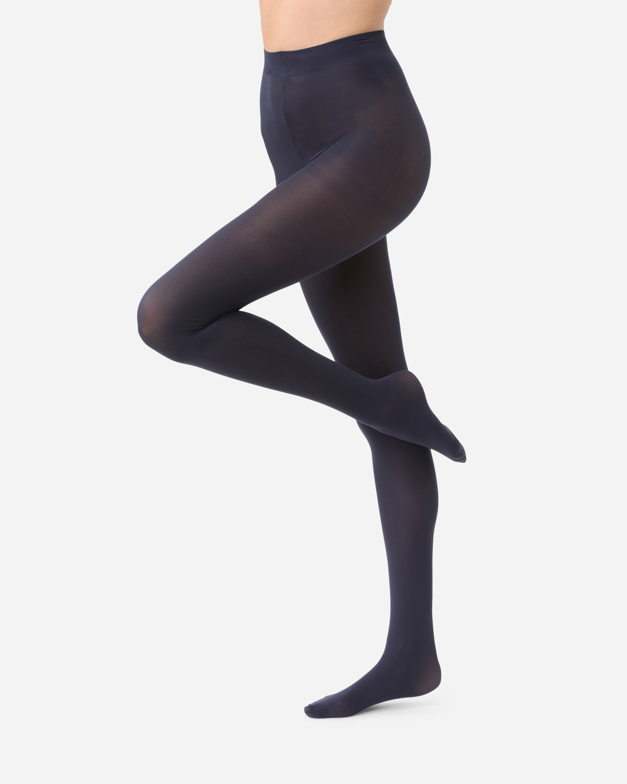Collants Opacos Efeito Aveludado Mate 50 Deniers Azul-1