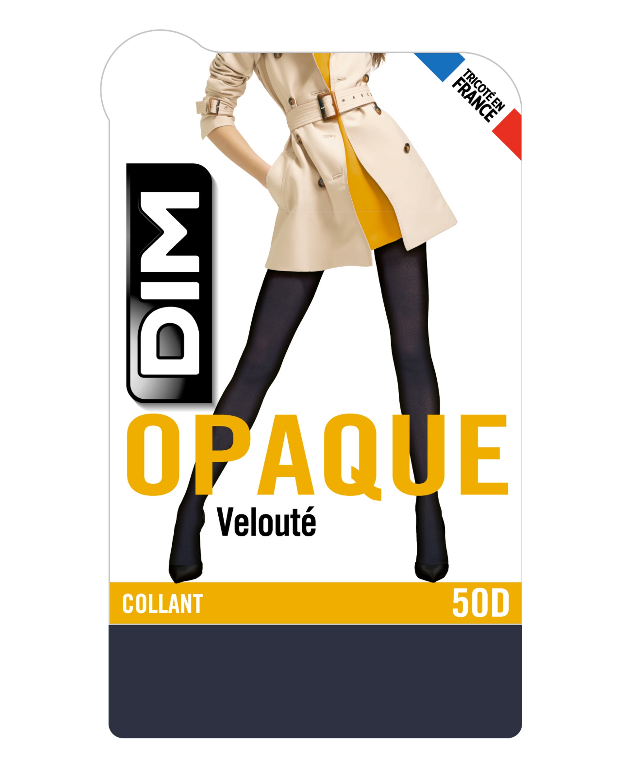 Collants Opacos Efeito Aveludado Mate 50 Deniers Azul-2