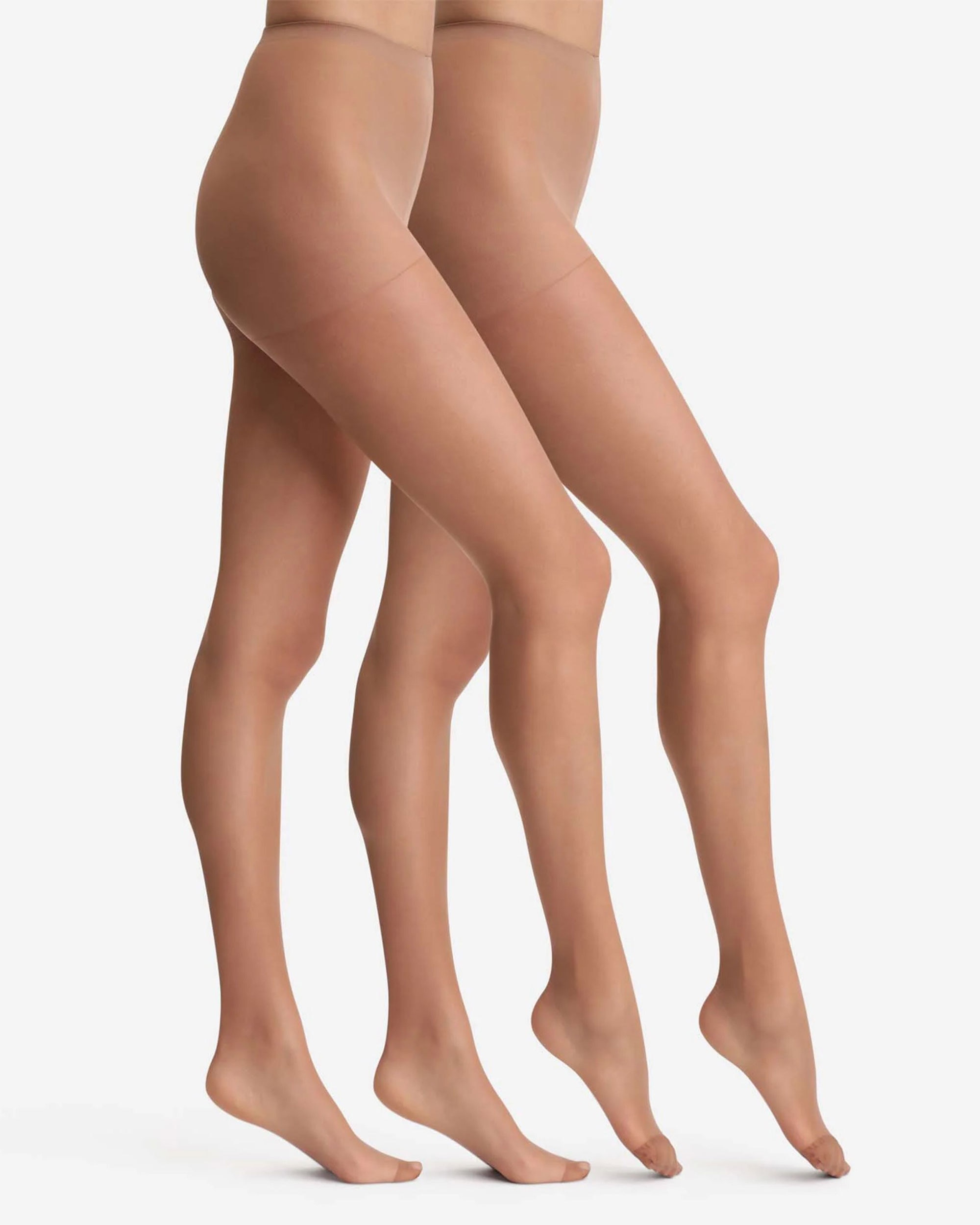 Pack de 2 Collants Transparentes 15d Beauty Resist Castanho-1