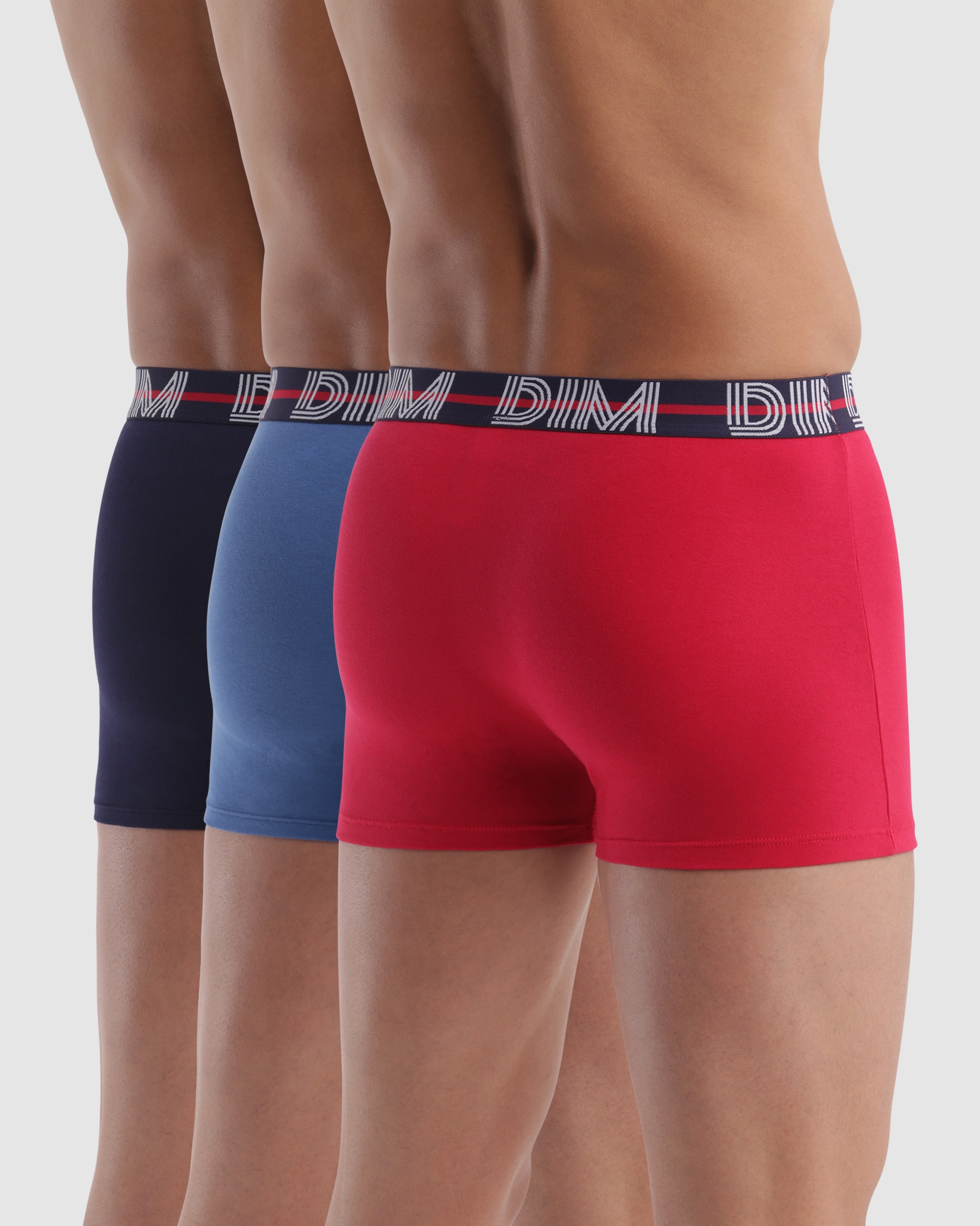 Pack de Três Boxers de Malha em Vários em Cores Multicolor-2