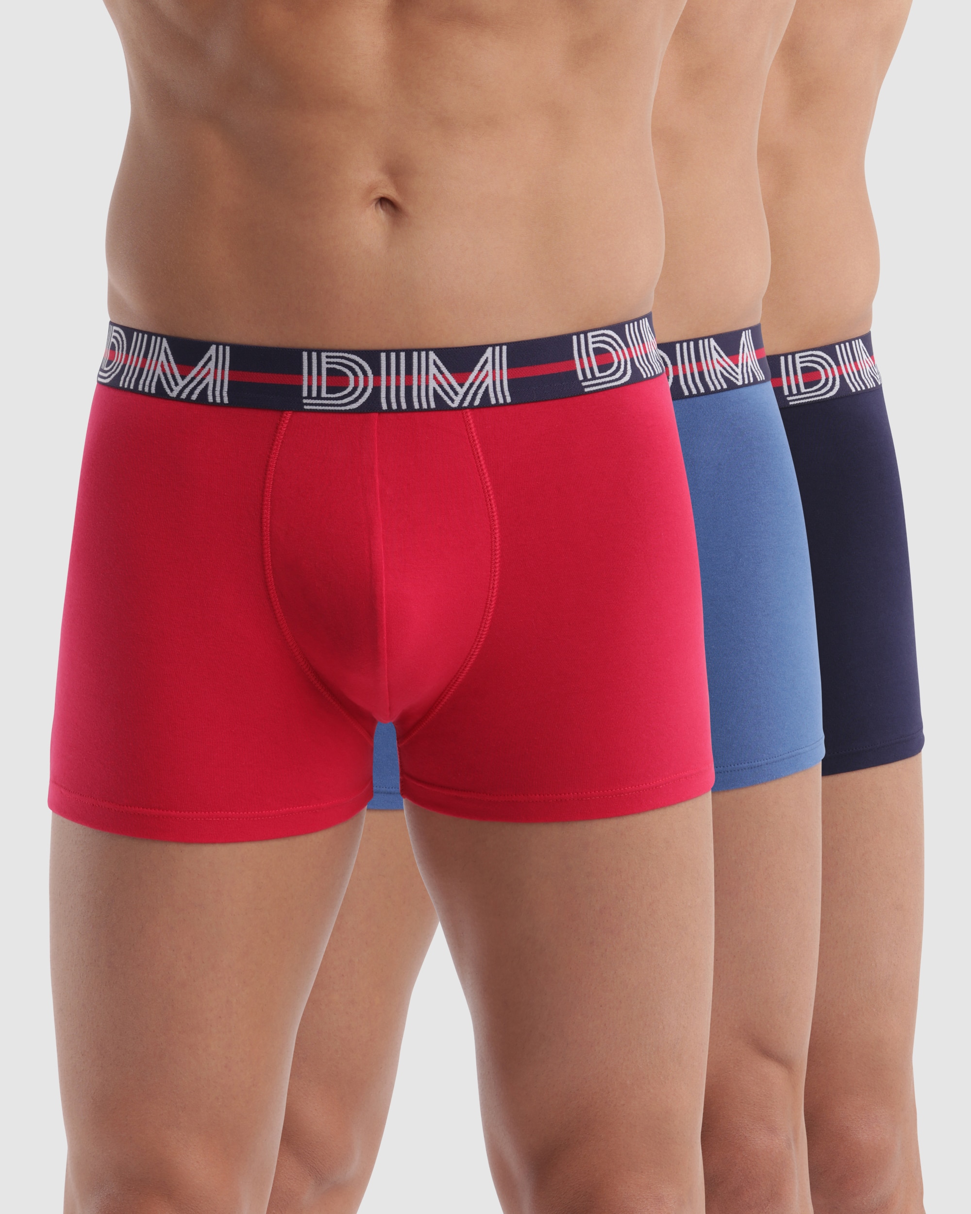 Pack de Três Boxers de Malha em Vários em Cores Multicolor-3