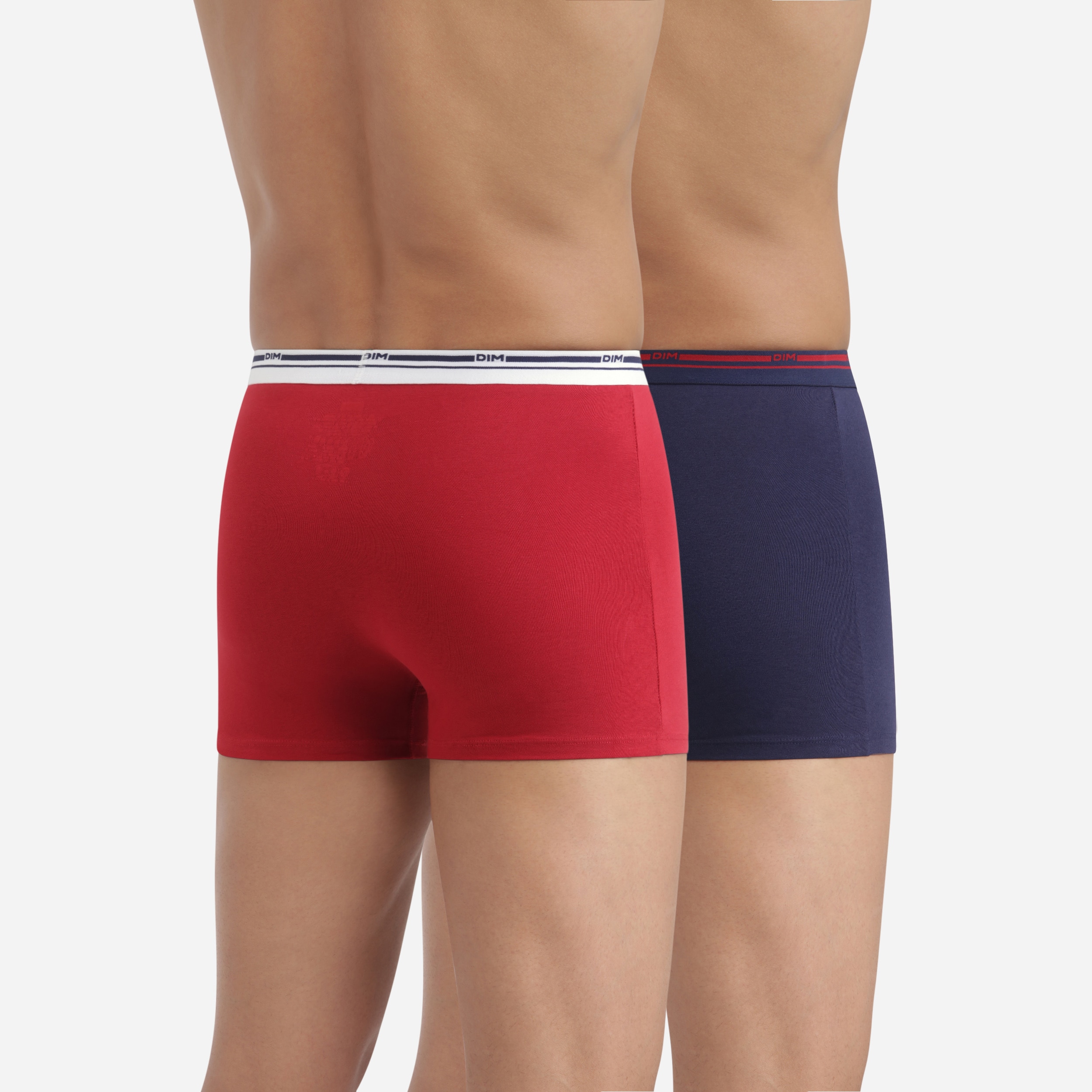 Pack de Dois Boxers de Algodão Elástico em Vários Cores com Cintura Estampada Multicolor-2