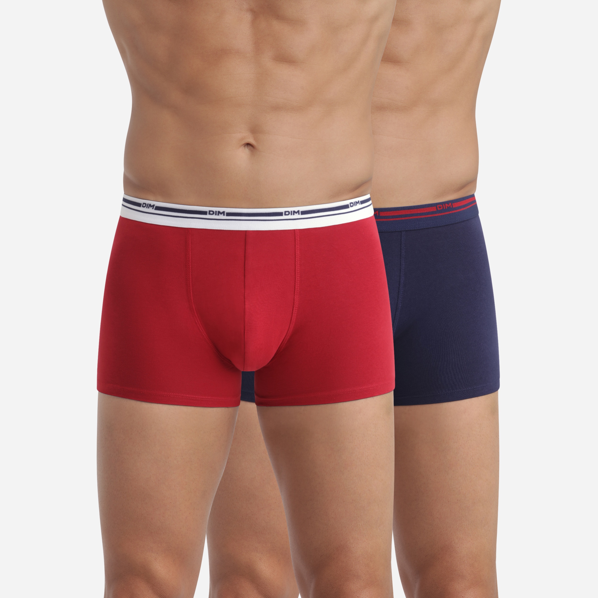 Pack de Dois Boxers de Algodão Elástico em Vários Cores com Cintura Estampada Multicolor-3