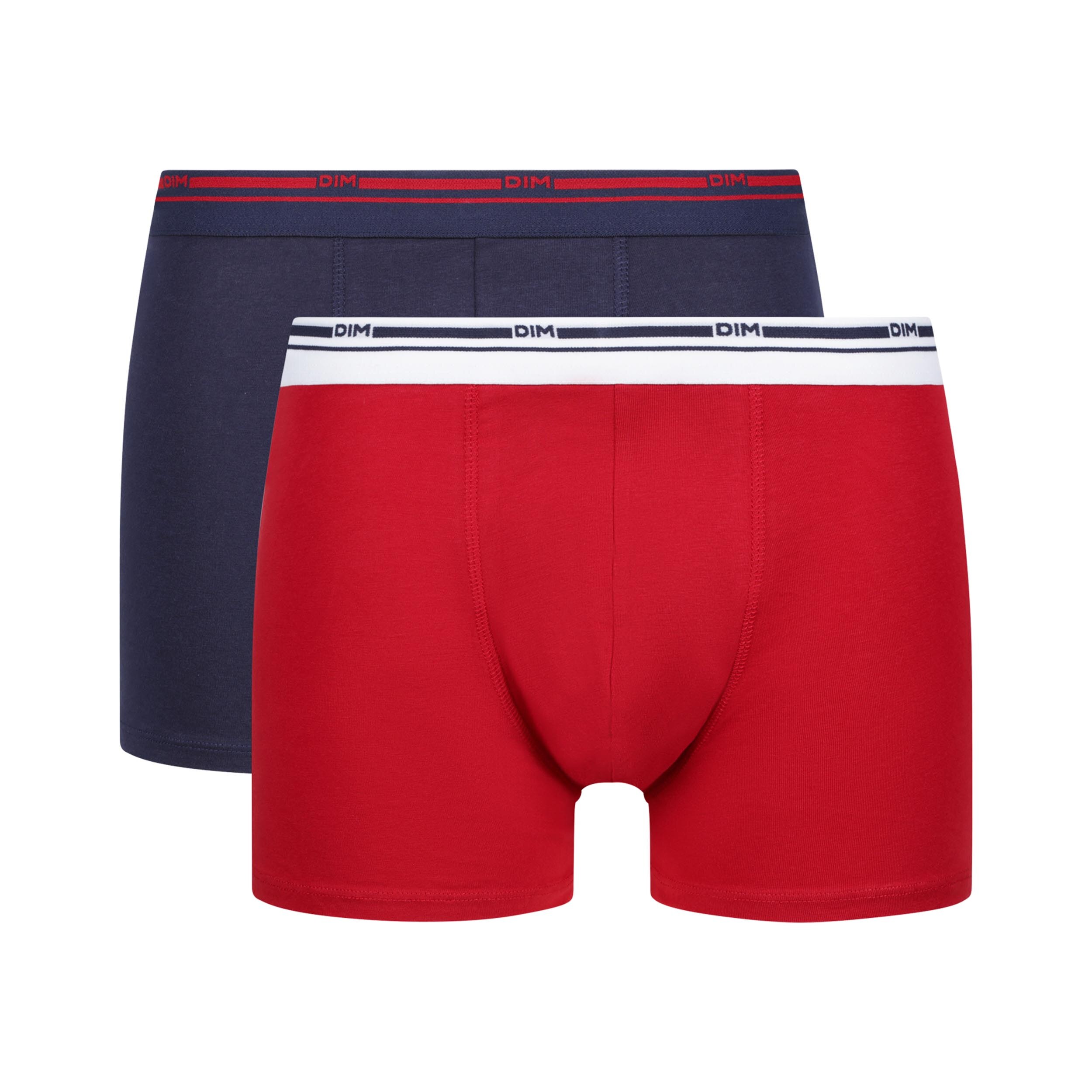 Pack de Dois Boxers de Algodão Elástico em Vários Cores com Cintura Estampada Multicolor-4
