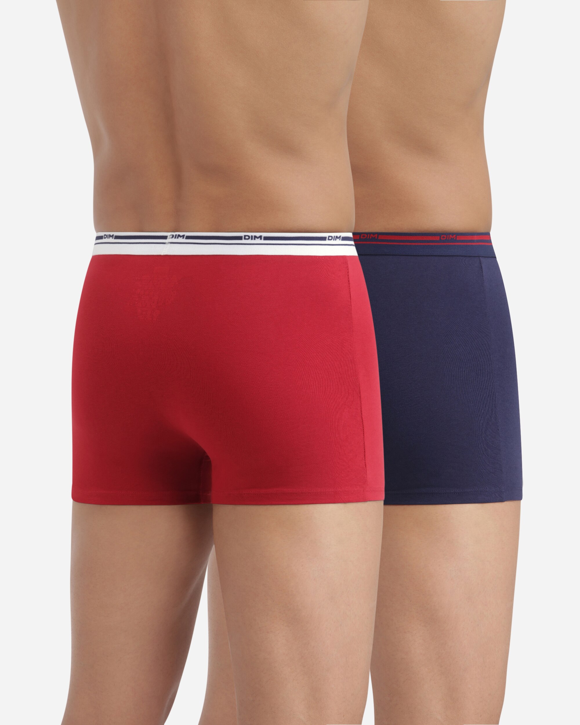 Pack de Dois Boxers Algodão Elástico Básico e Confortável Dim Classic Colors Preto-2
