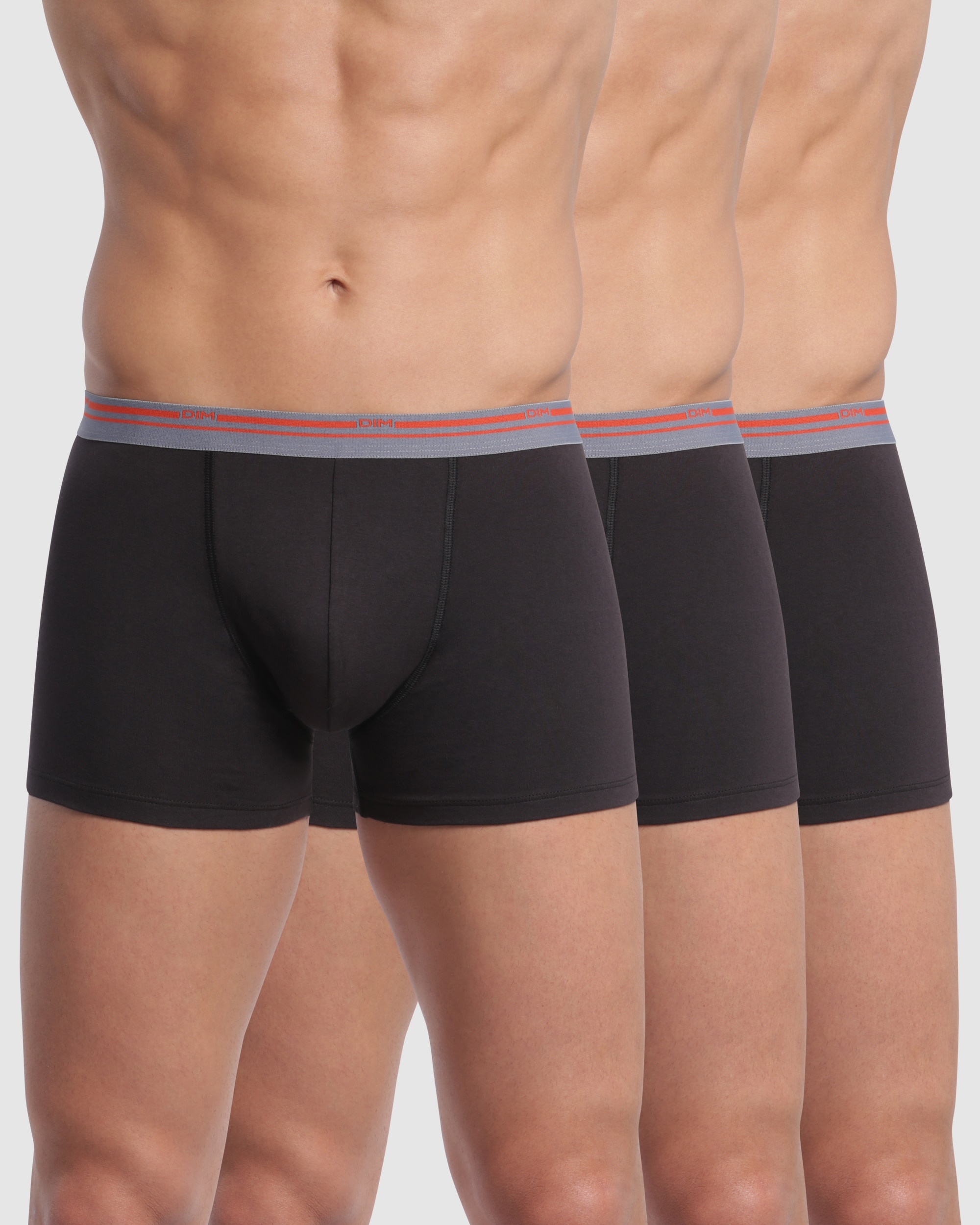 Pack de Dois Boxers de Algodão Elástico em Preto com Cintura Estampada Preto-1