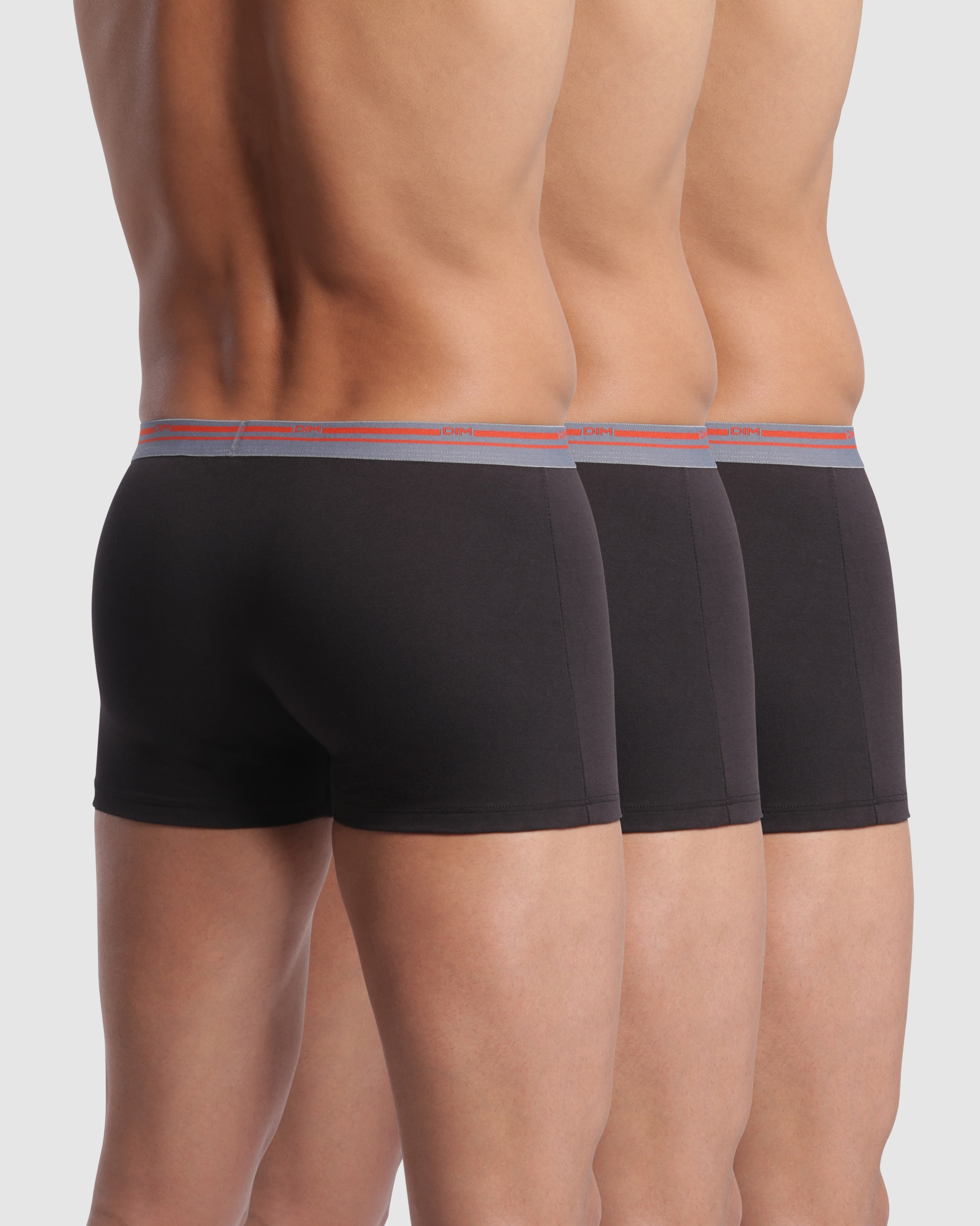 Pack de Dois Boxers de Algodão Elástico em Preto com Cintura Estampada Preto-3