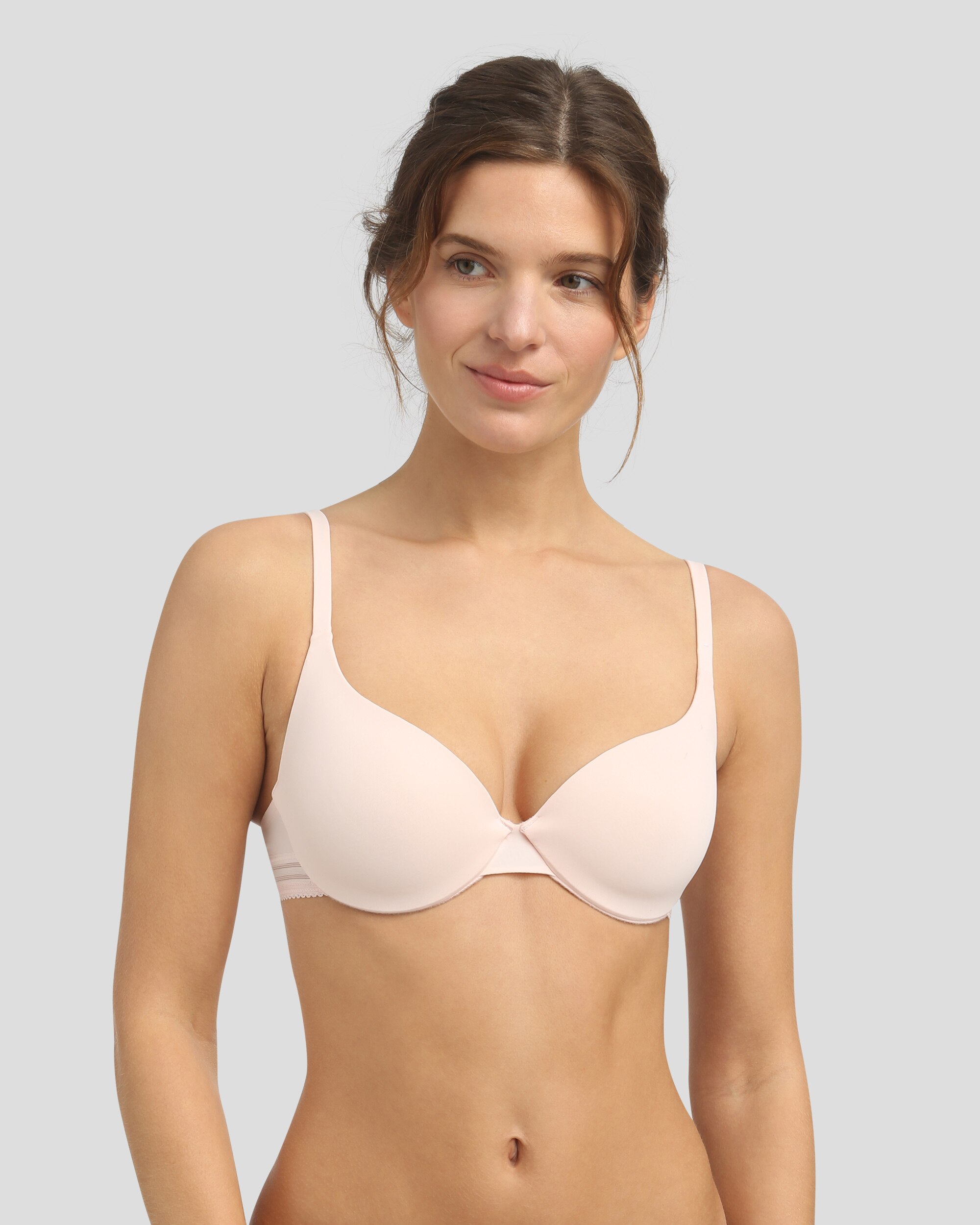 Soutien com Aro e Efeito Invisível Rosa-1