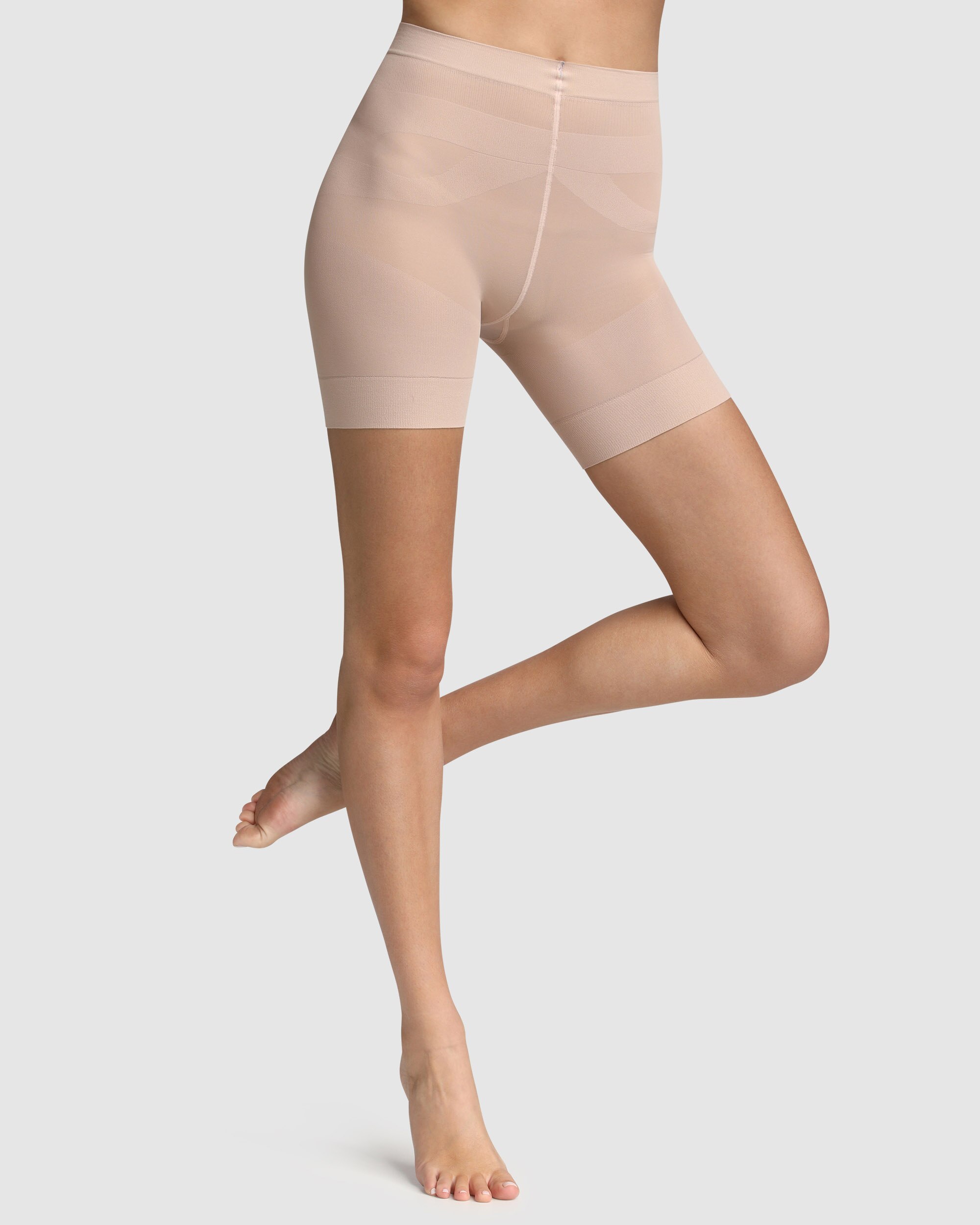 Calções Shapewear Redutores Natural-3